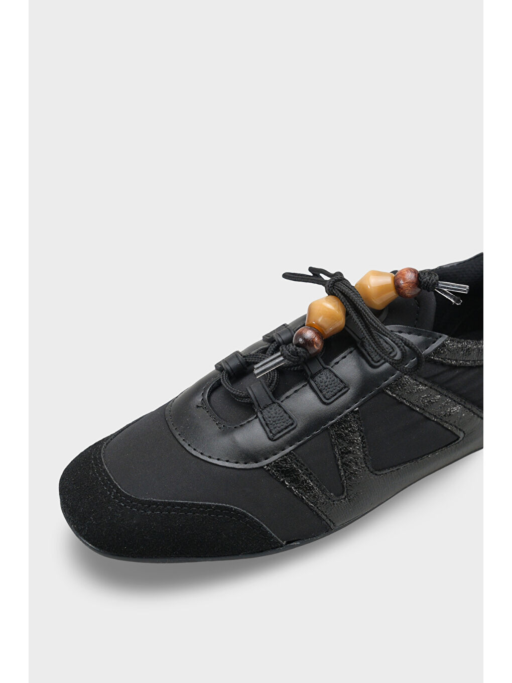 Siyah Kadın Sneaker Spor Ayakkabı-4