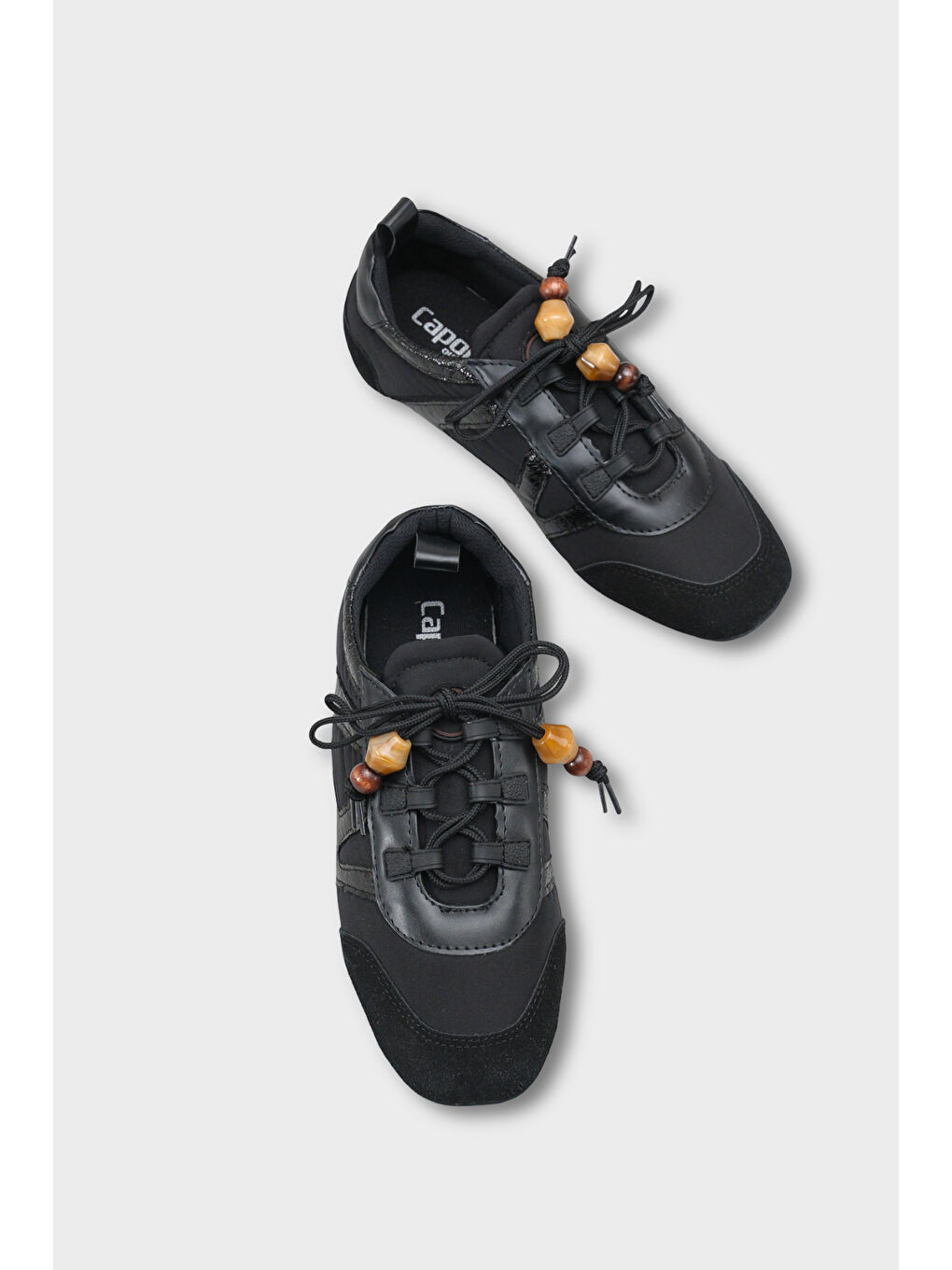 Siyah Kadın Sneaker Spor Ayakkabı-5