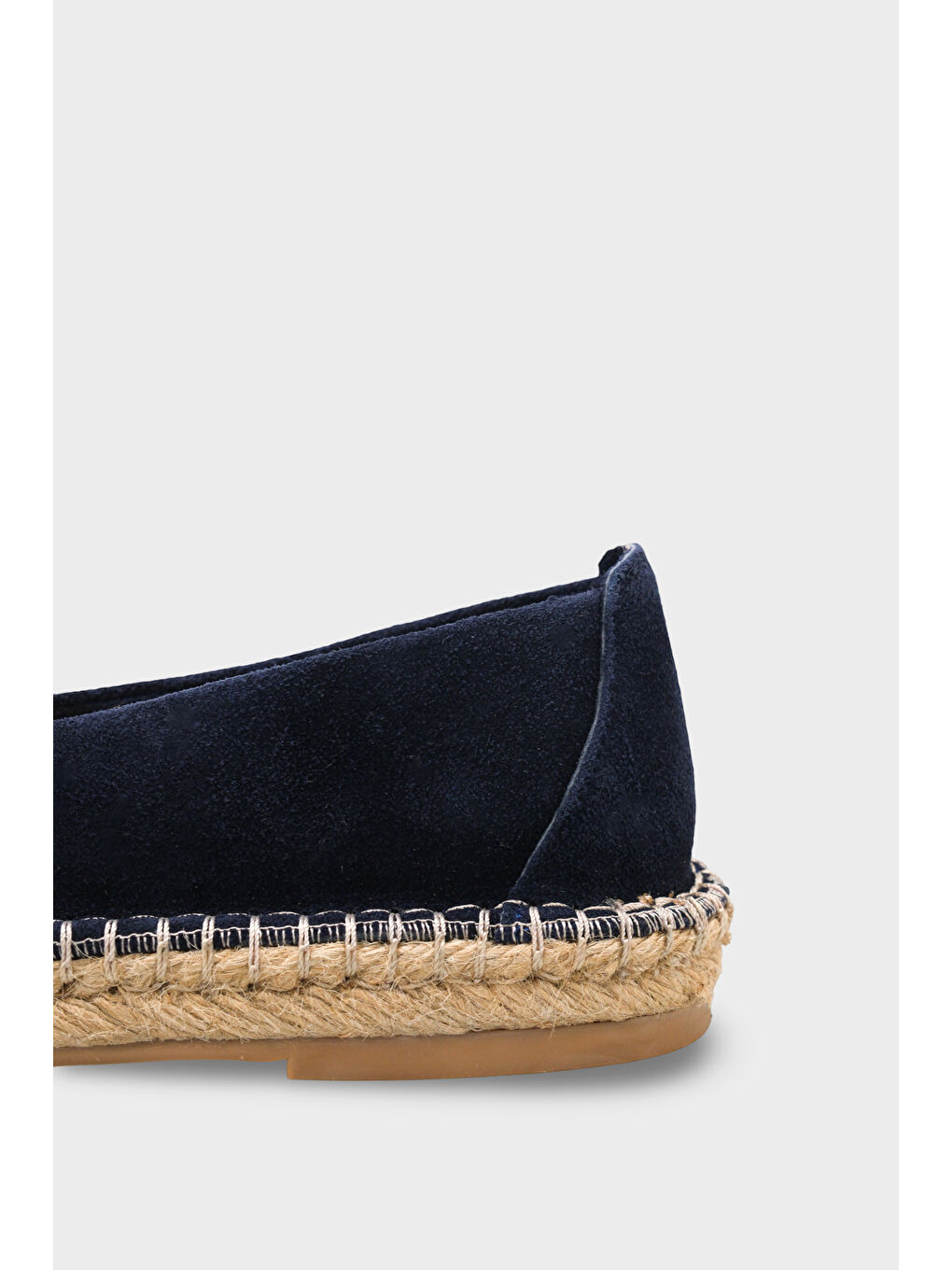 Lacivert Laurie Hakiki Deri Süet Kadın Espadril-3