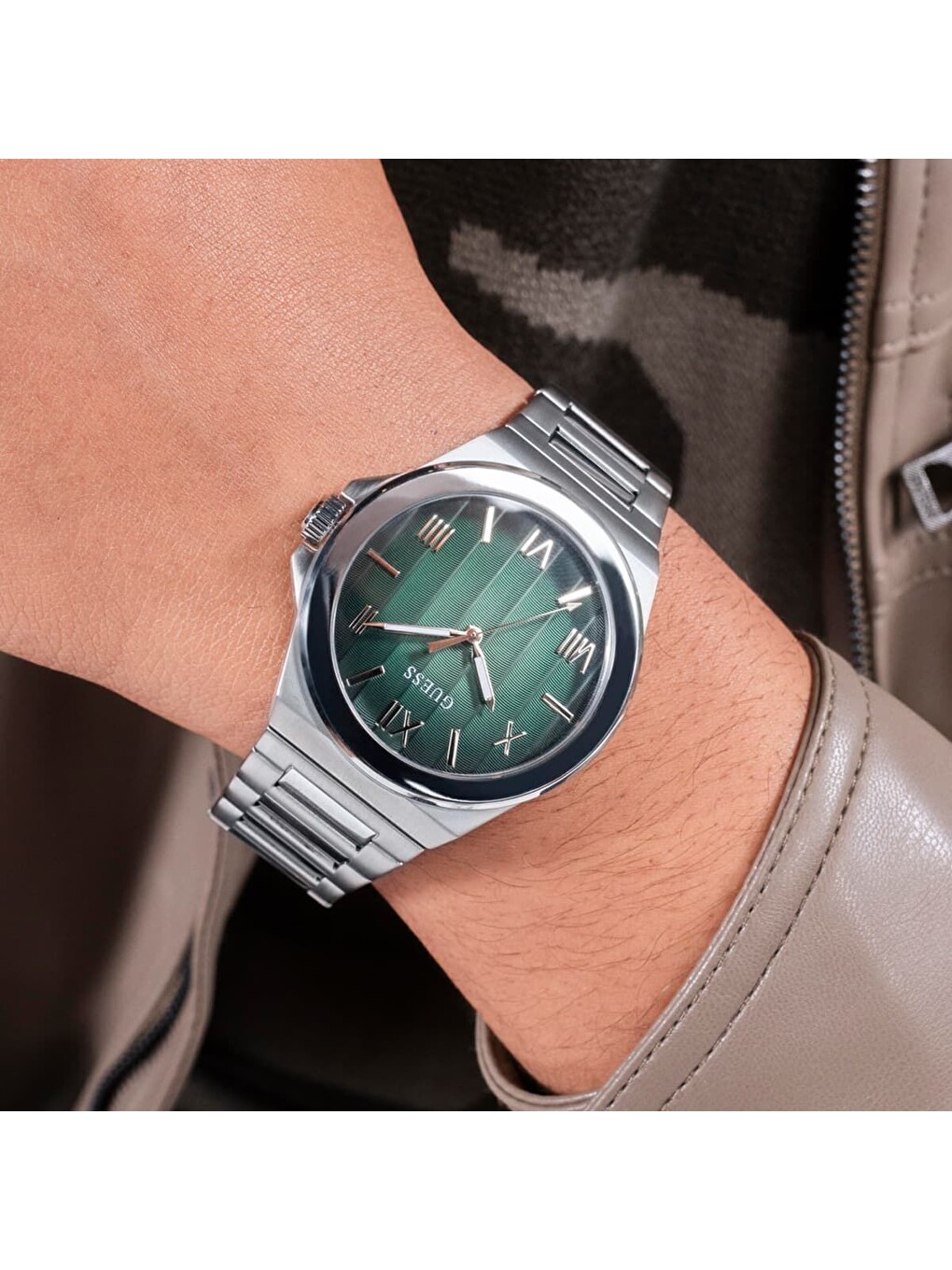 Gri GUGW0789G1 Erkek Kol Saati-5