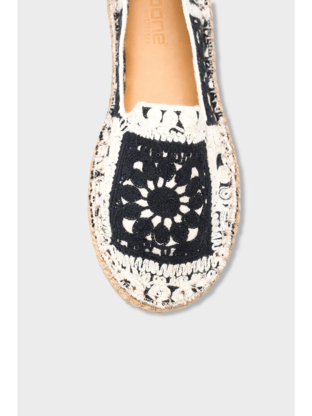 Siyah Vera Örgü Kadın Espadril-2