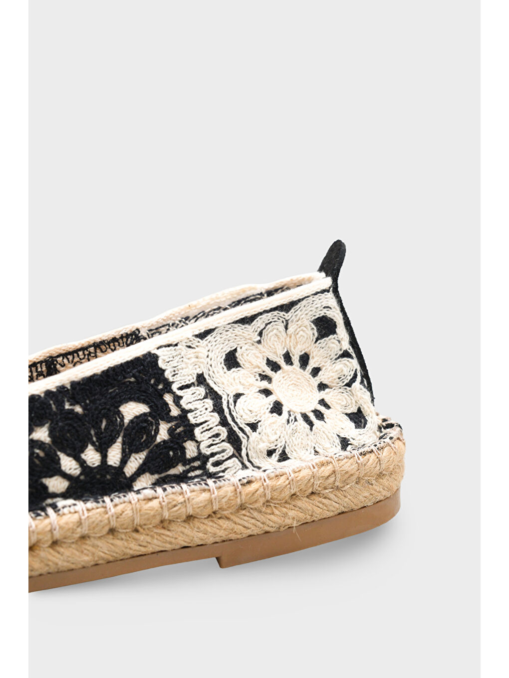 Siyah Vera Örgü Kadın Espadril-3