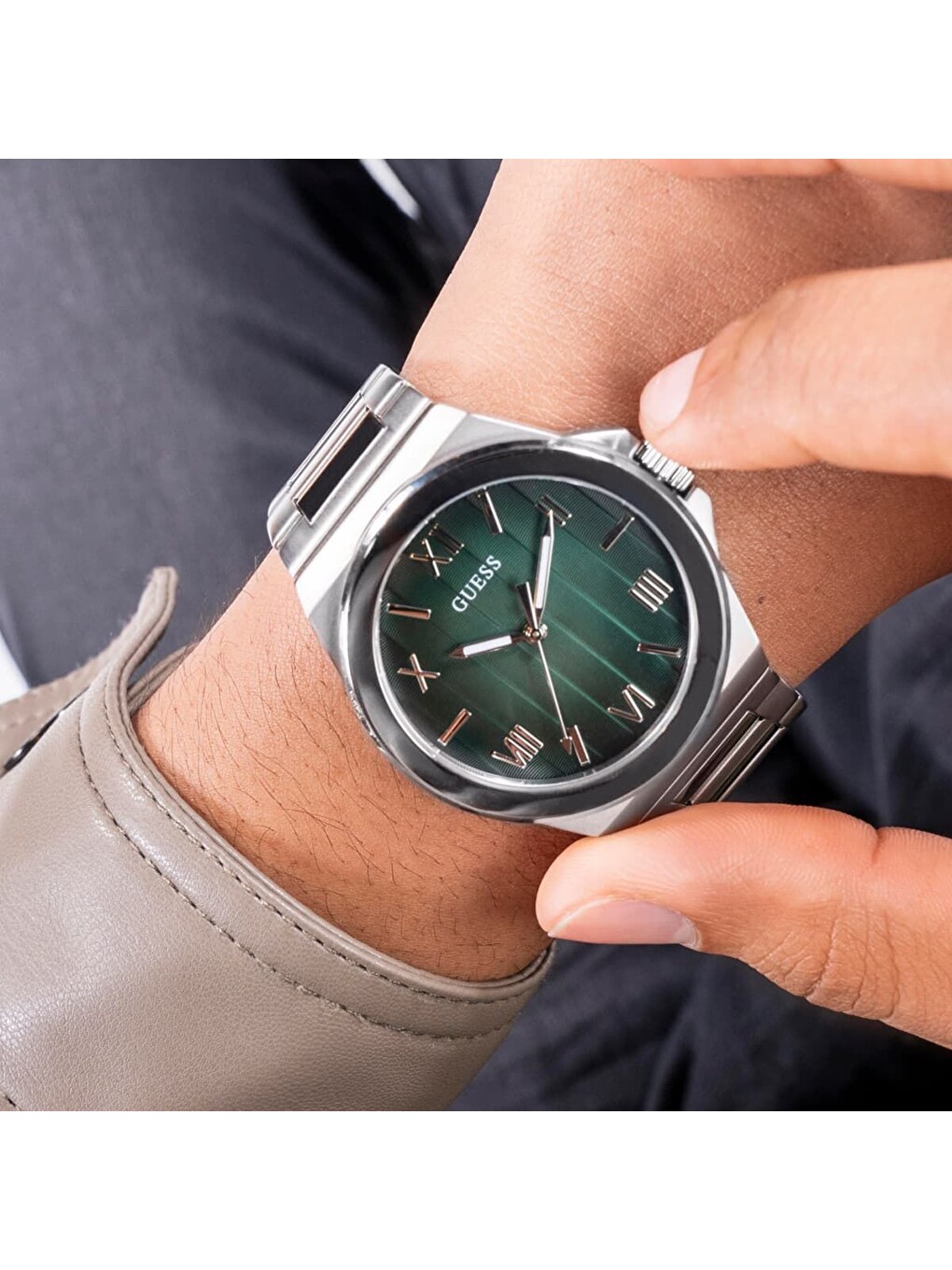 Gri GUGW0789G1 Erkek Kol Saati-7