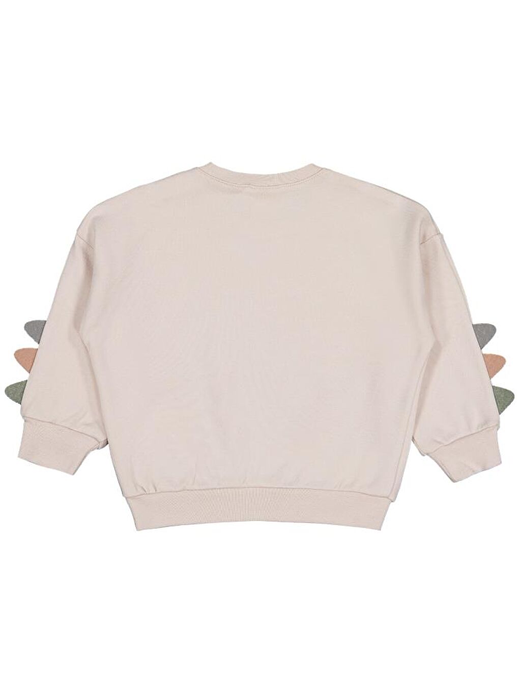 Bej Baby Kol Aplikeli 6-18 Ay Sweatshirt-1