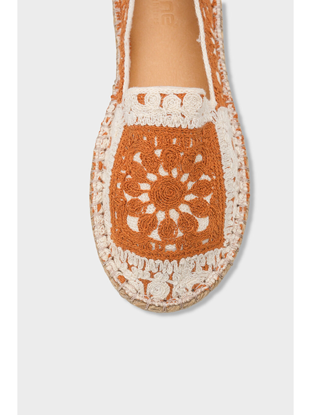 Kahverengi Vera Örgü Kadın Espadril-2