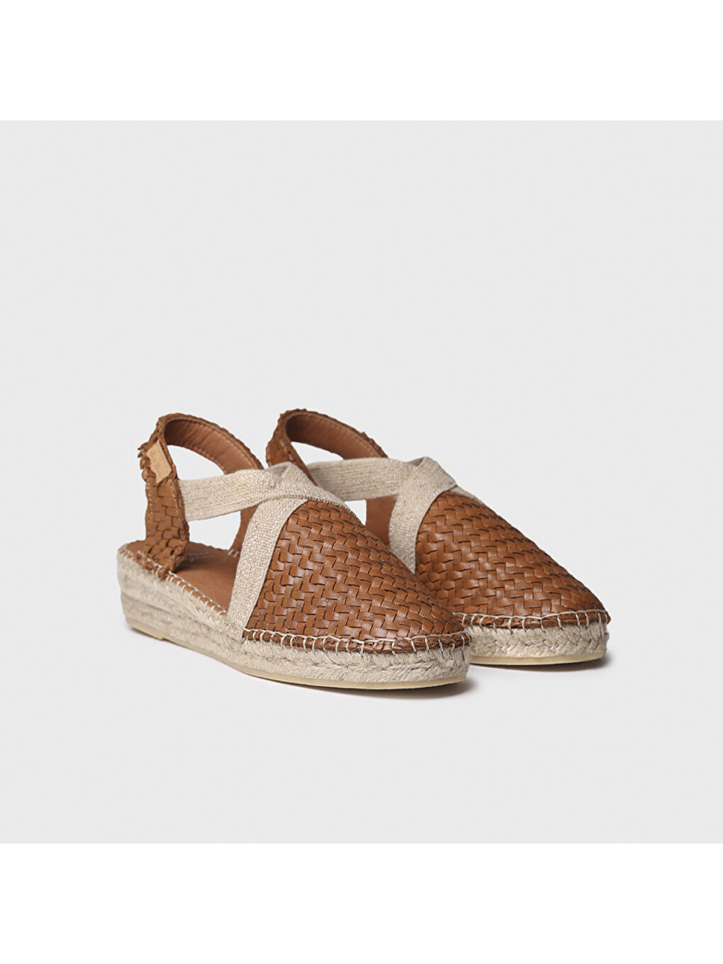 Kahverengi Kadın Espadril Siracusa Cuiro-1