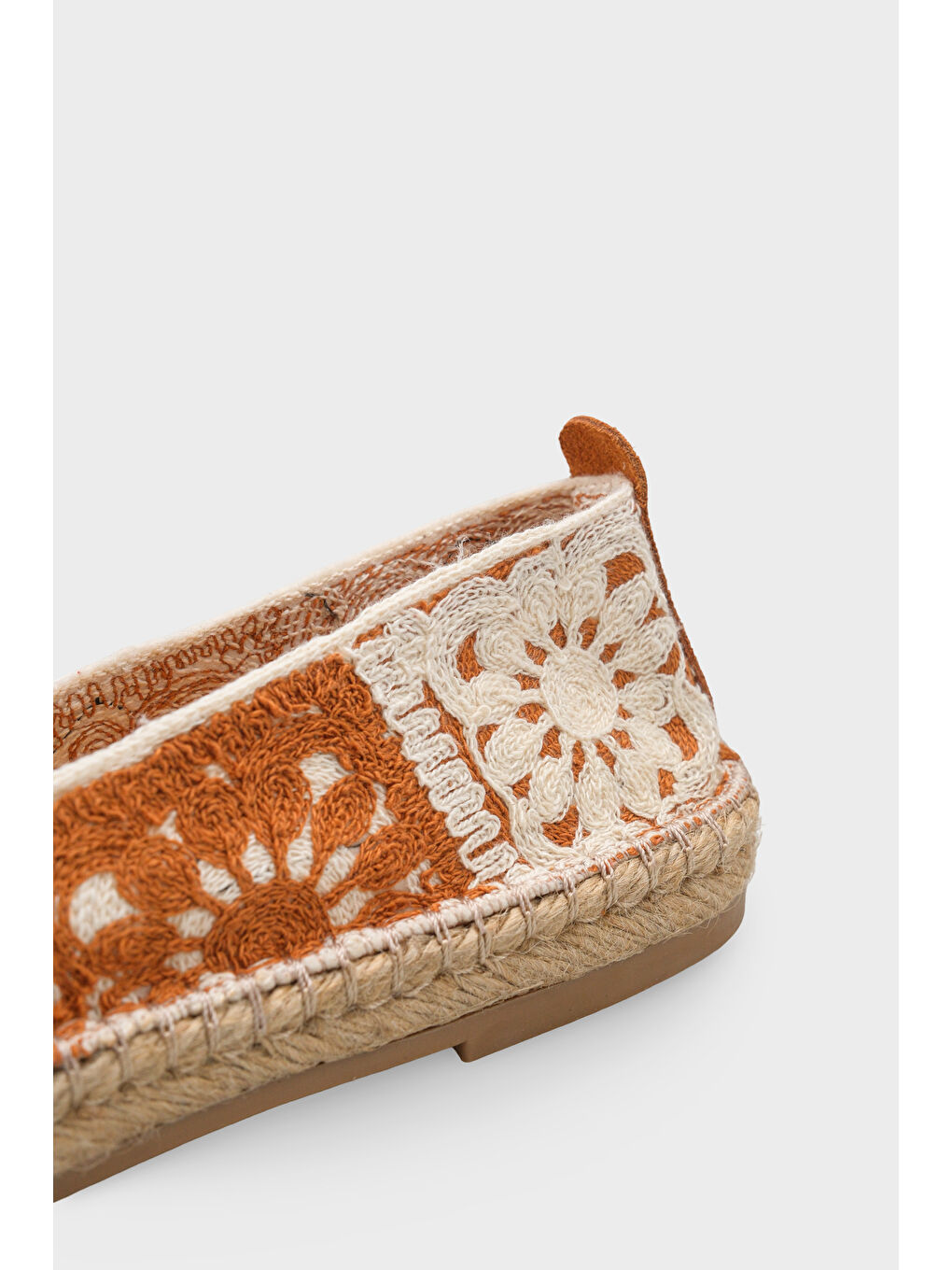 Kahverengi Vera Örgü Kadın Espadril-3