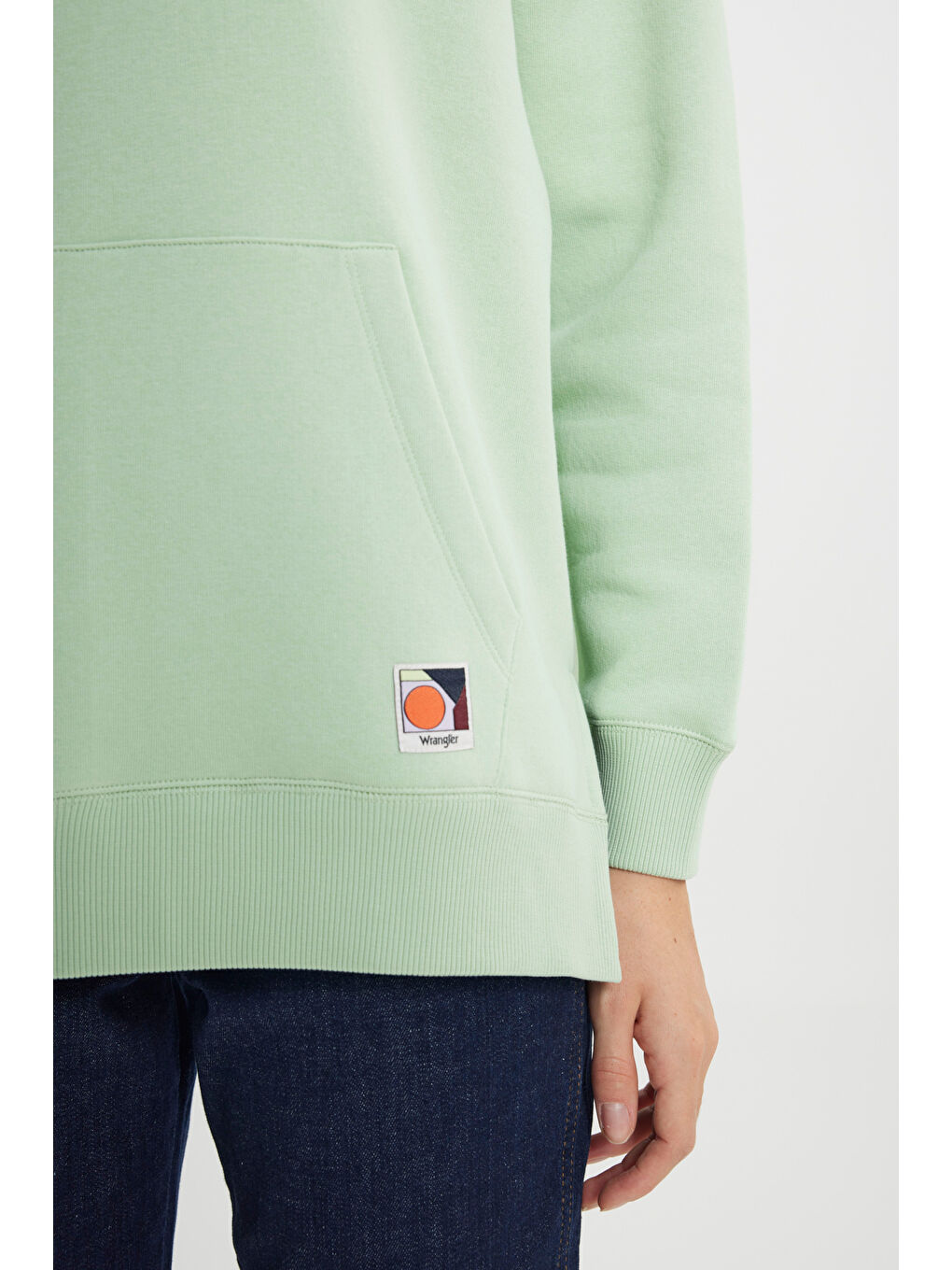 Loose Fit Rahat Kesim Kapüşonlu İçi Polarlı Gri Sweatshirt-6