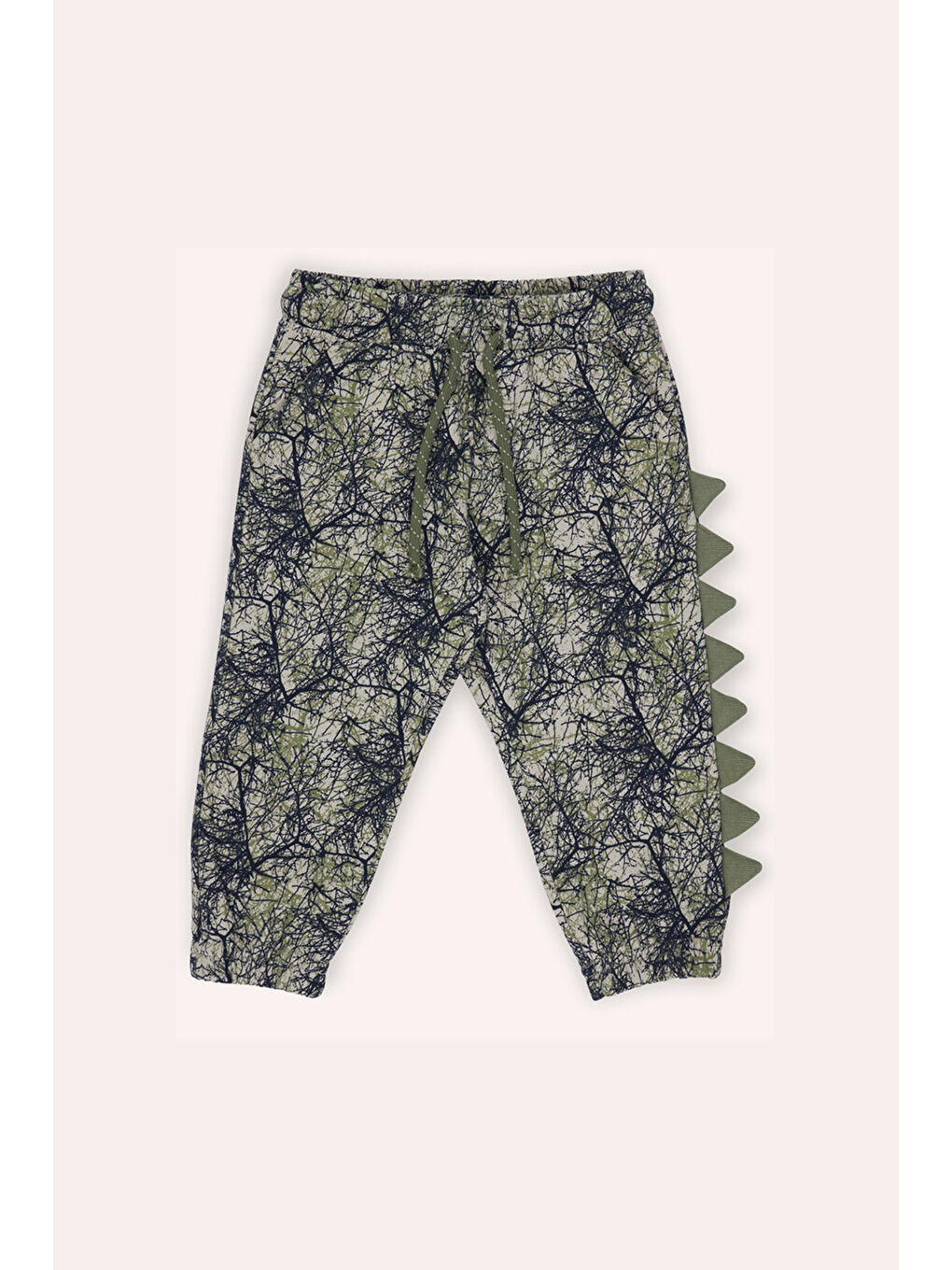 Erkek Çocuk Baskılı Eşofman Alt Bej