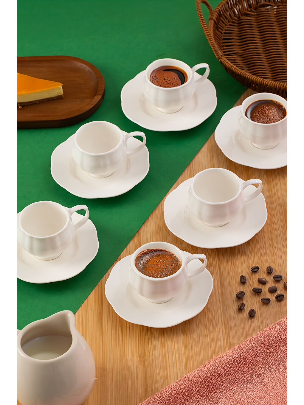 Beyaz 11915 Emery White 6'li Fincan Tak (kopuk)-1
