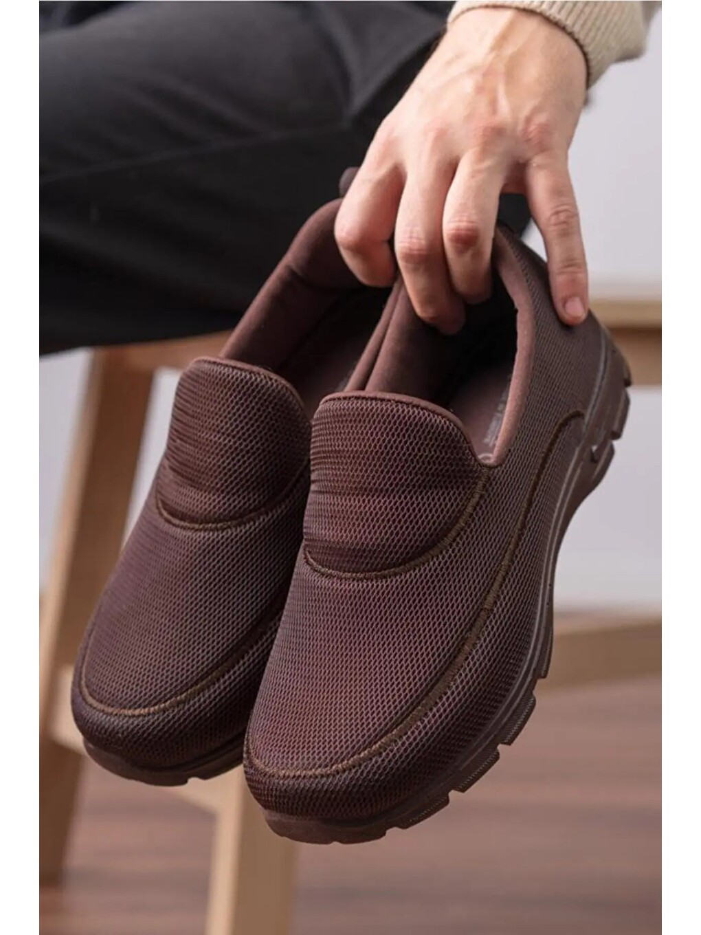 Kahverengi Unisex Aqua Ayakkabı Günlük Ayakkabı Ortopedik Taban Günlük Ayakkabı Sneakers-2