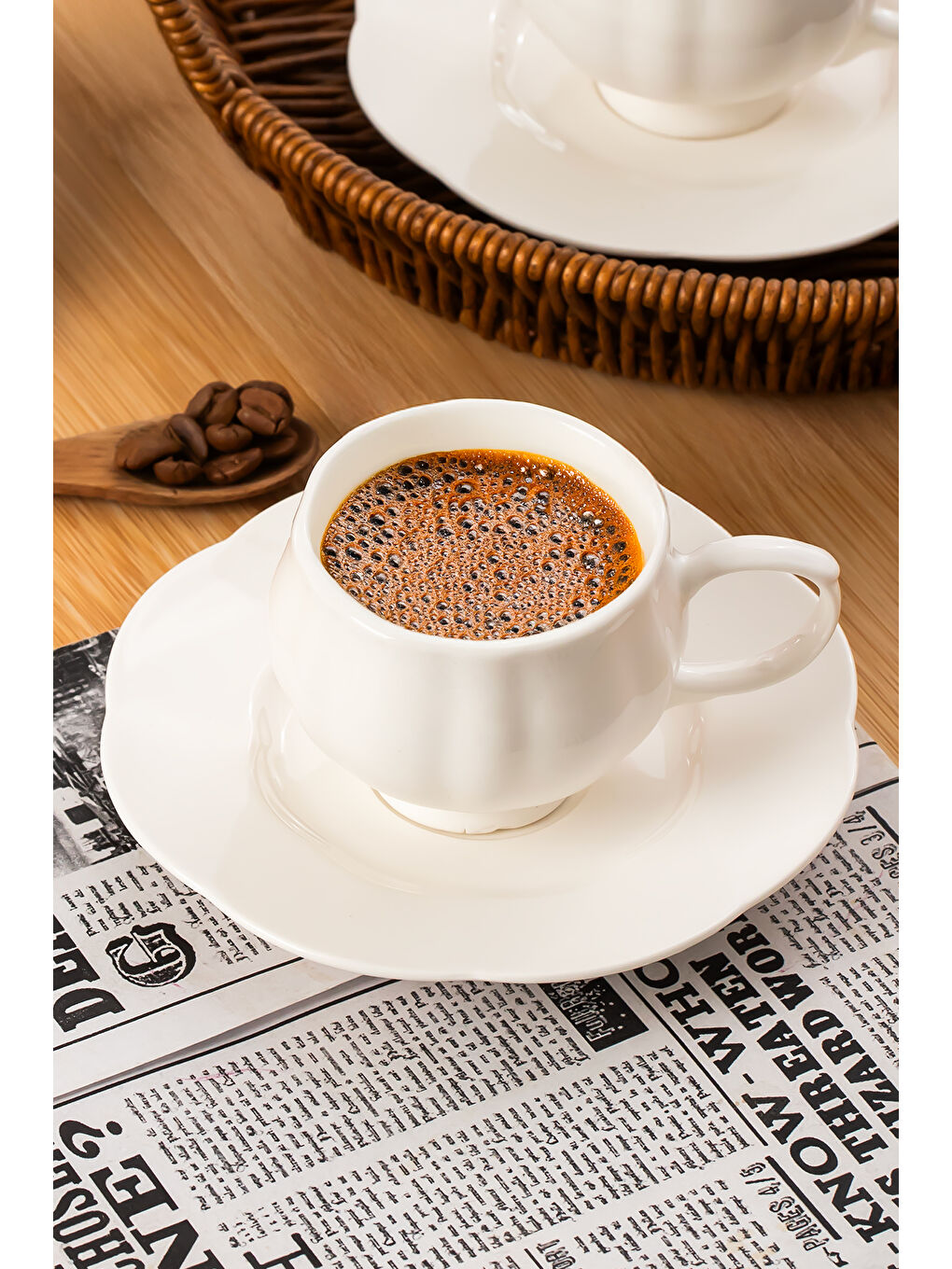 Beyaz 11915 Emery White 6'li Fincan Tak (kopuk)-2