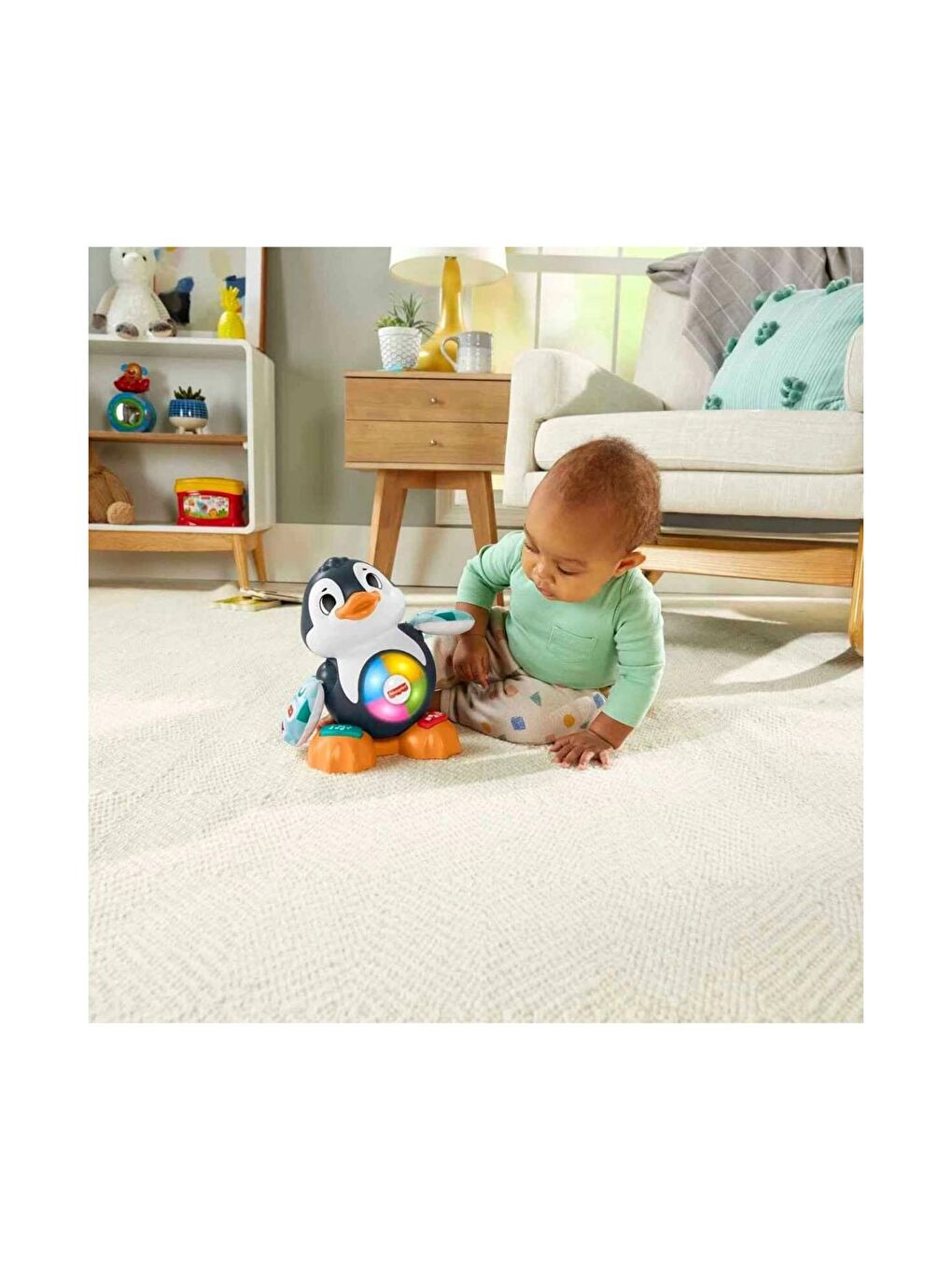 FISHER PRICE Beyaz-Renklibaskı Linkimals Eğlenceli Penguen HMV93 - 2