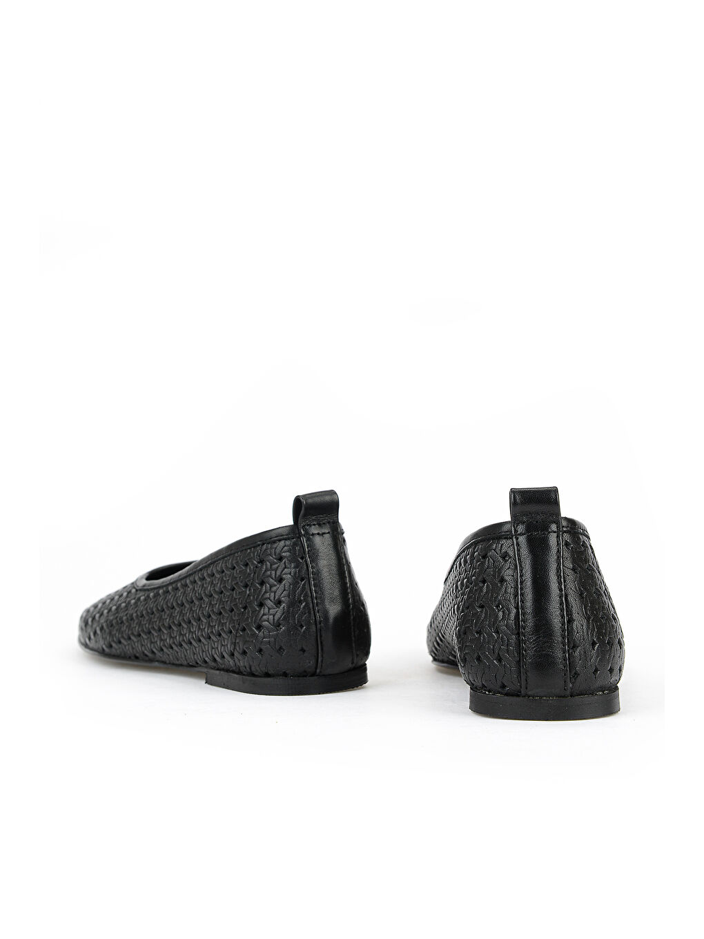 Kadın Hakiki Deri Babet 1611022Z2799 Siyah-2