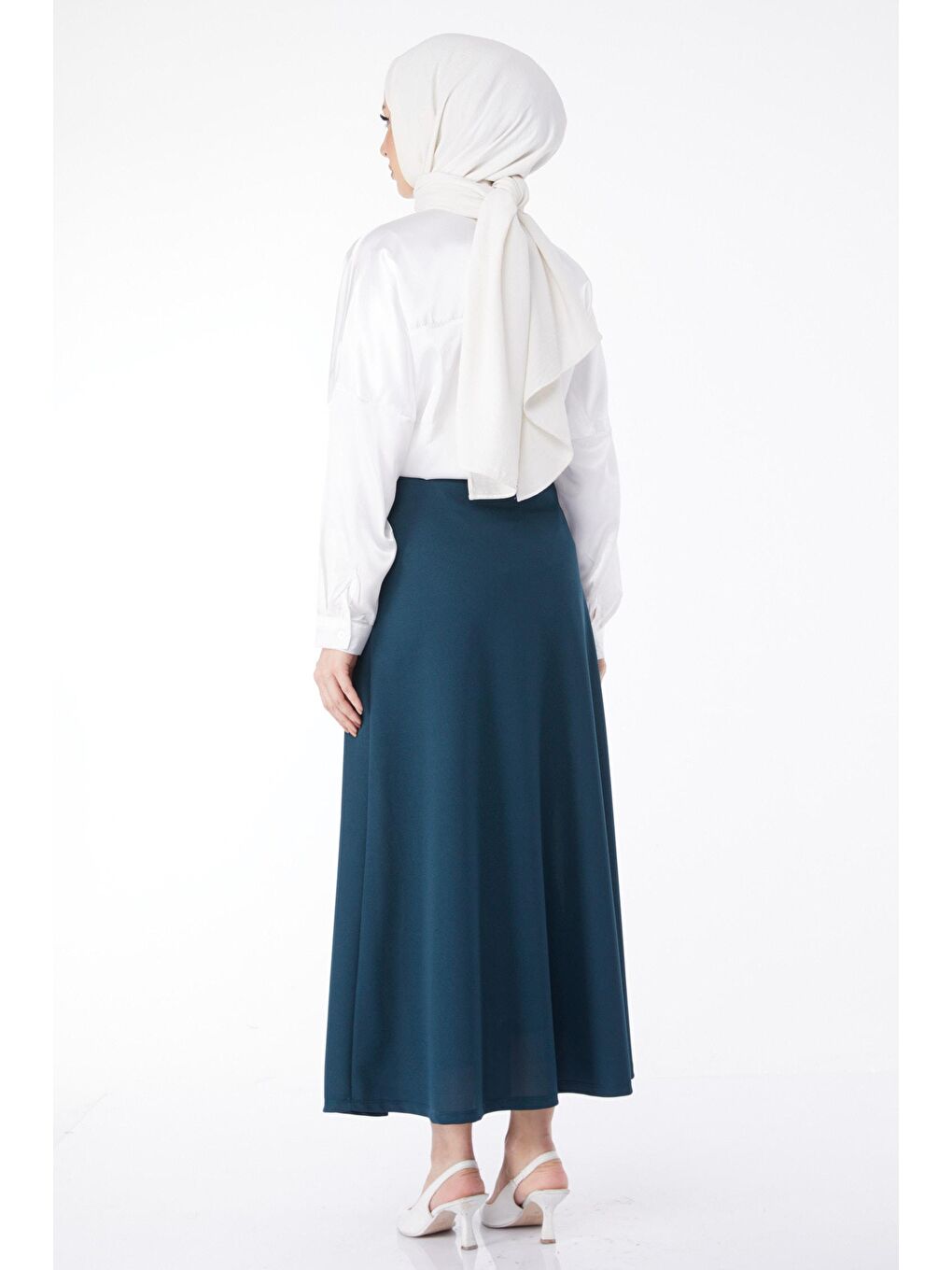 Orta Kadın Petrol Etek - 23643-4
