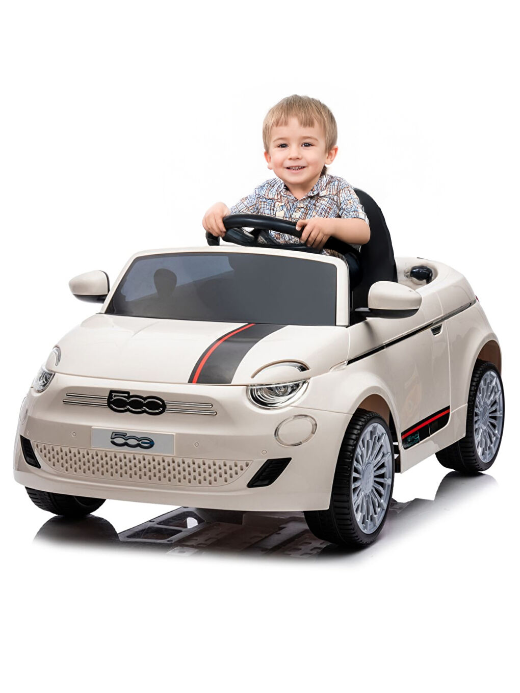 Fiat 500 Uzaktan Kumandalı Akülü Araba Beyaz