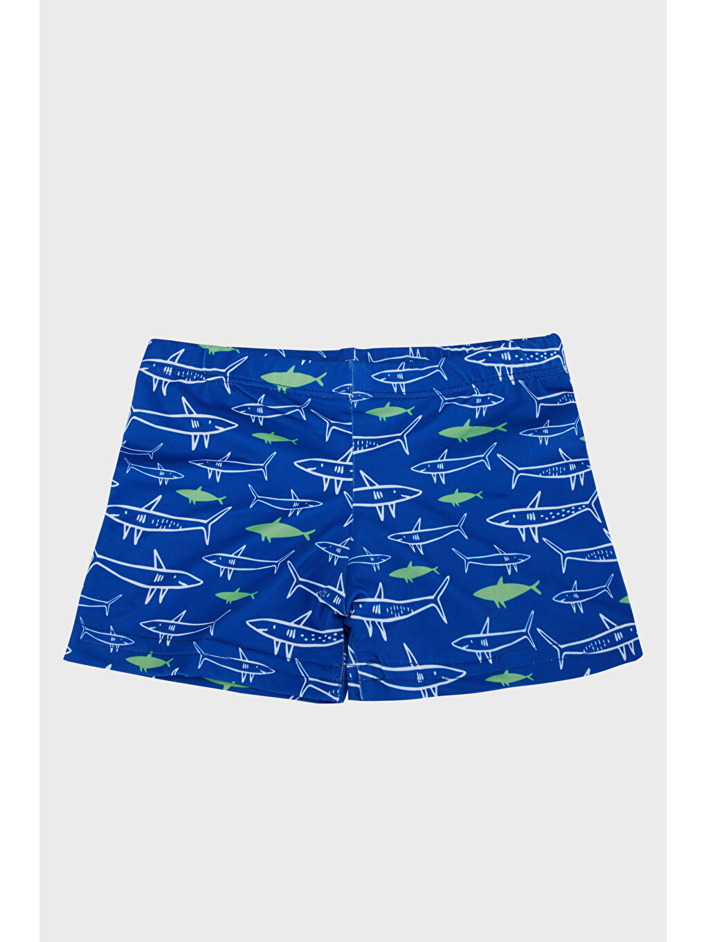 Mavi Jaws Desenli Erkek Çocuk Mayo Short SR2431000003