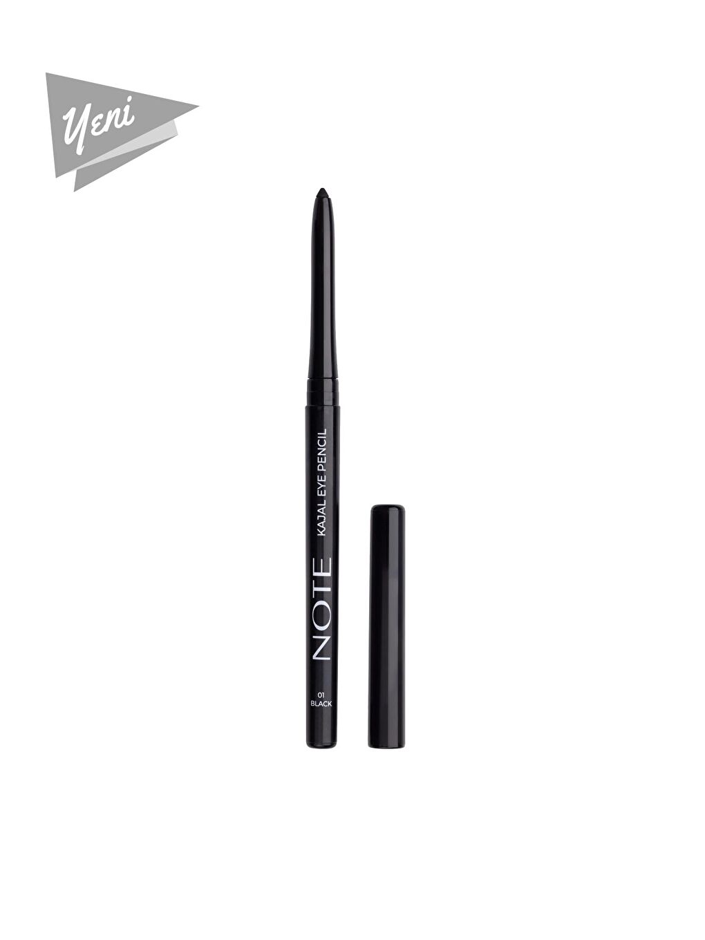 Note Cosmetique Siyah Kajal Suya Dayanıklı Göz Kalemi 01 Black - Siyah - 1