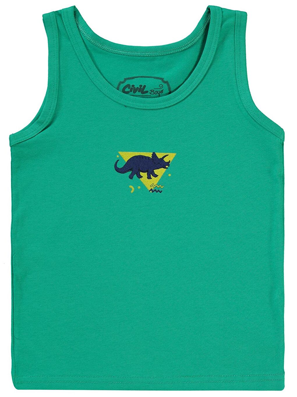 Boys Erkek Çocuk 2'li Atlet Set 2-10 Yaş Mavi-1