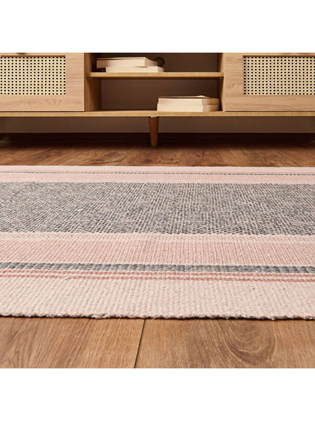 Soft Ombre Kilim - Bej - 80x150 cm-3