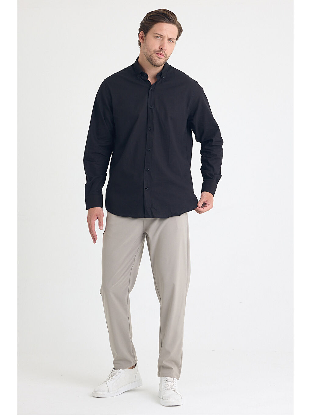 Erkek Siyah Gömlek-1