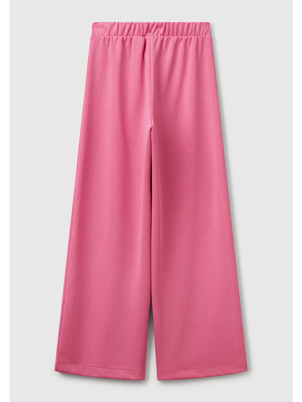 Kadın Pembe Logo Baskılı Beli Lastikli Bol Kesim Eşofman Altı-3