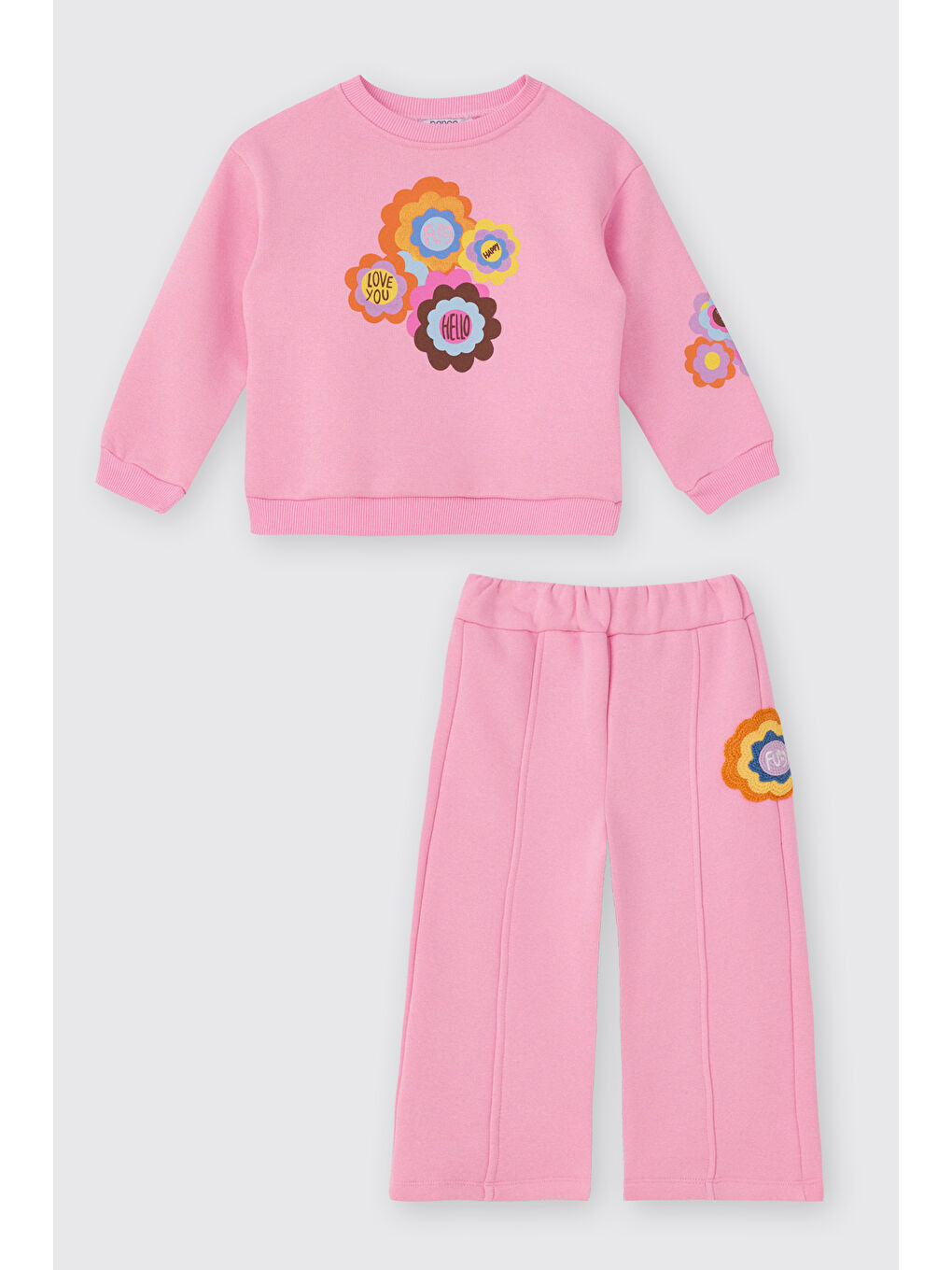 Kız Bebek Pembe 2'li Takım