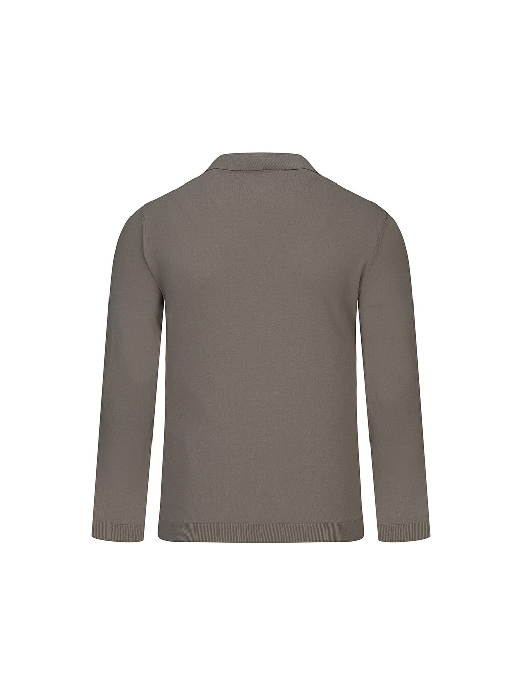 Bej Vizon Regular Fit Polo Yaka Rayon Kazak-1