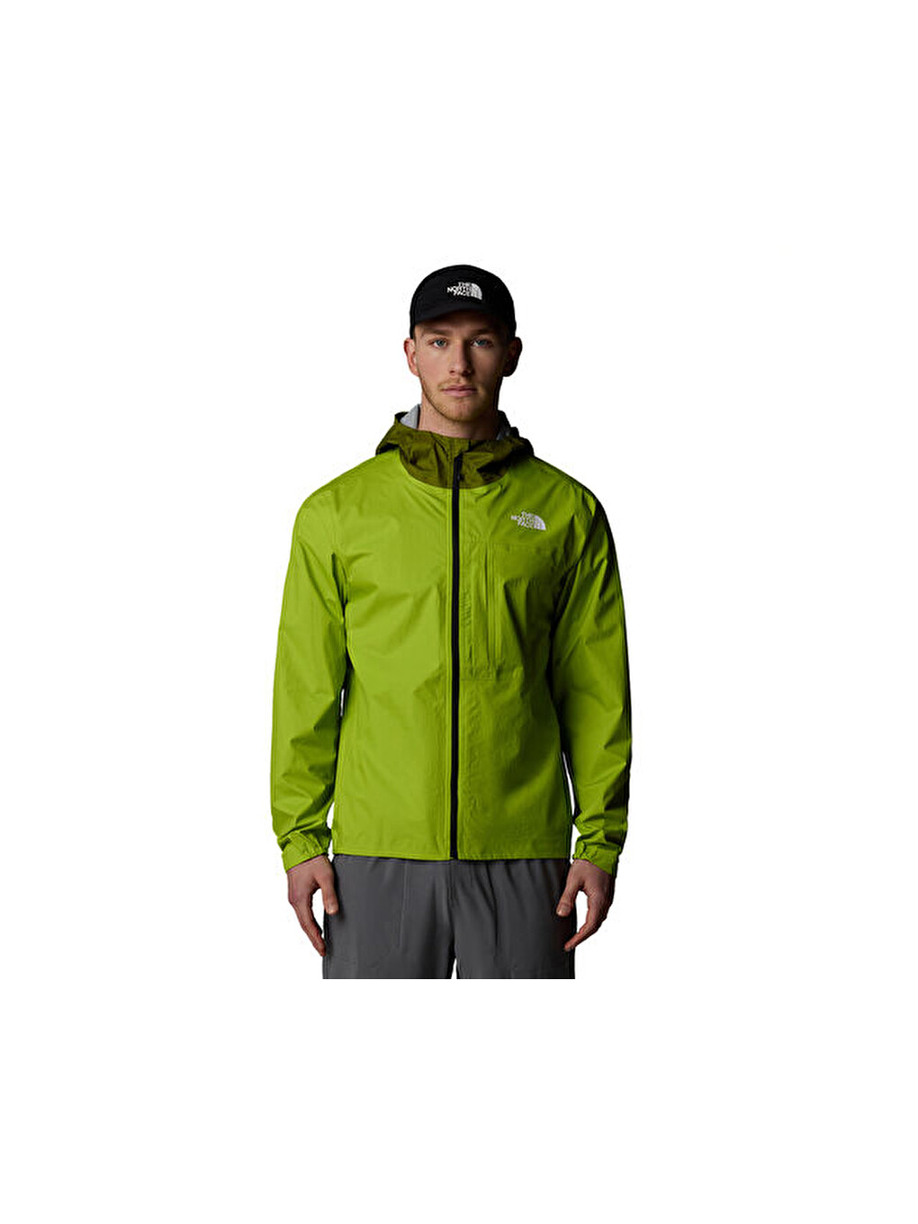 M Higher Run Rain Jacket Erkek Yağmurluk Nf0a88y91mo1 Yeşil-5