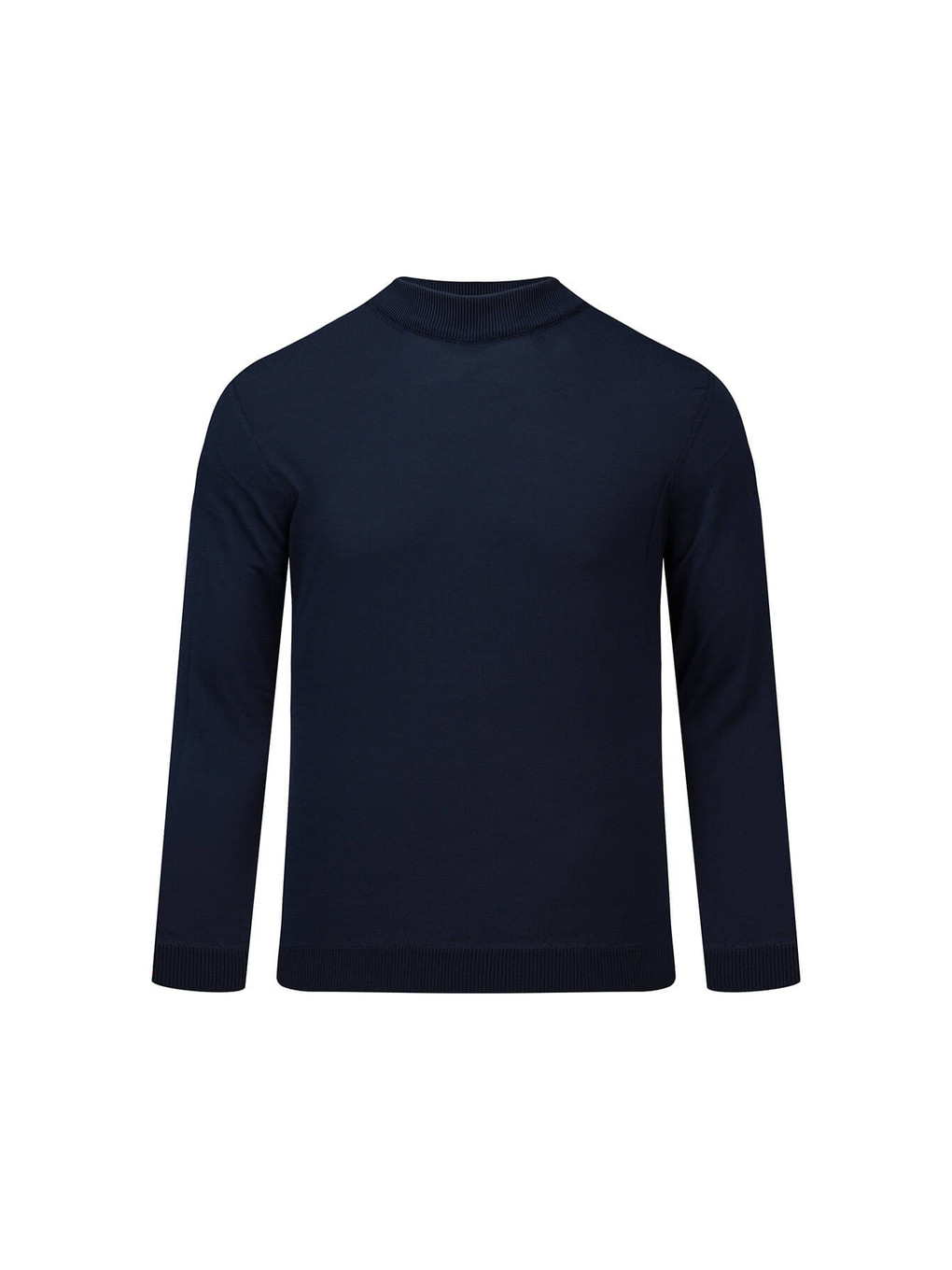 Lacivert Regular Fit Yarım Balıkçı Yaka Rayon Kazak