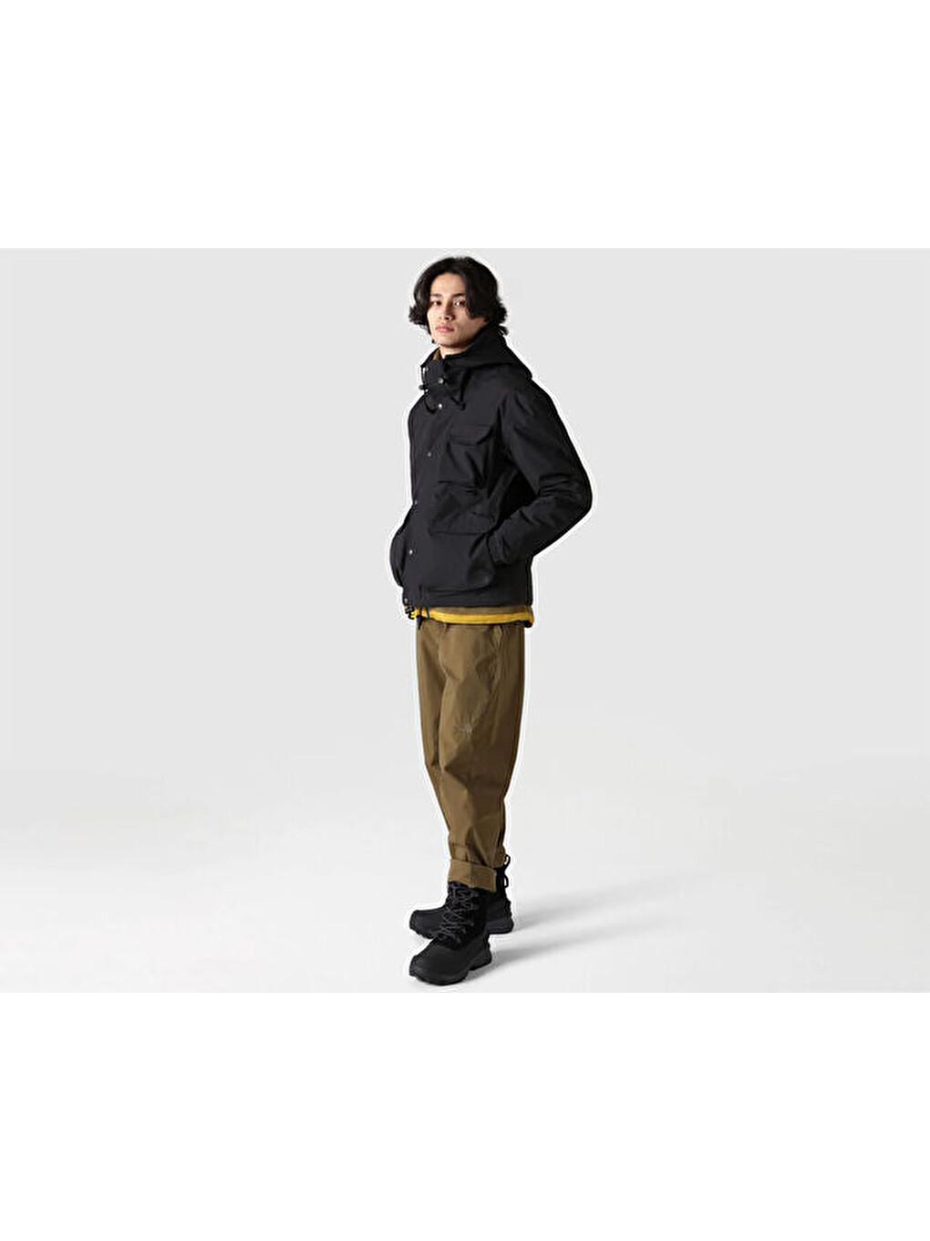 M M66 Utility Rain Jacket Erkek Outdoor Yağmurluk Nf0a7urvjk31 Siyah-10