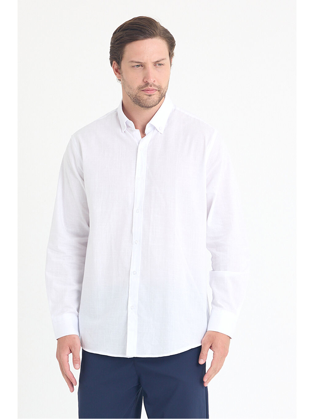 Erkek Beyaz Gömlek-2