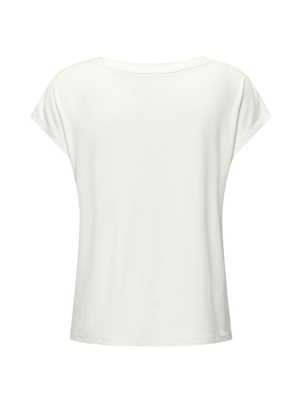 Ekru Onlrilla Regular Fit V Yaka Kısa Kollu T Shirt 15315776-3