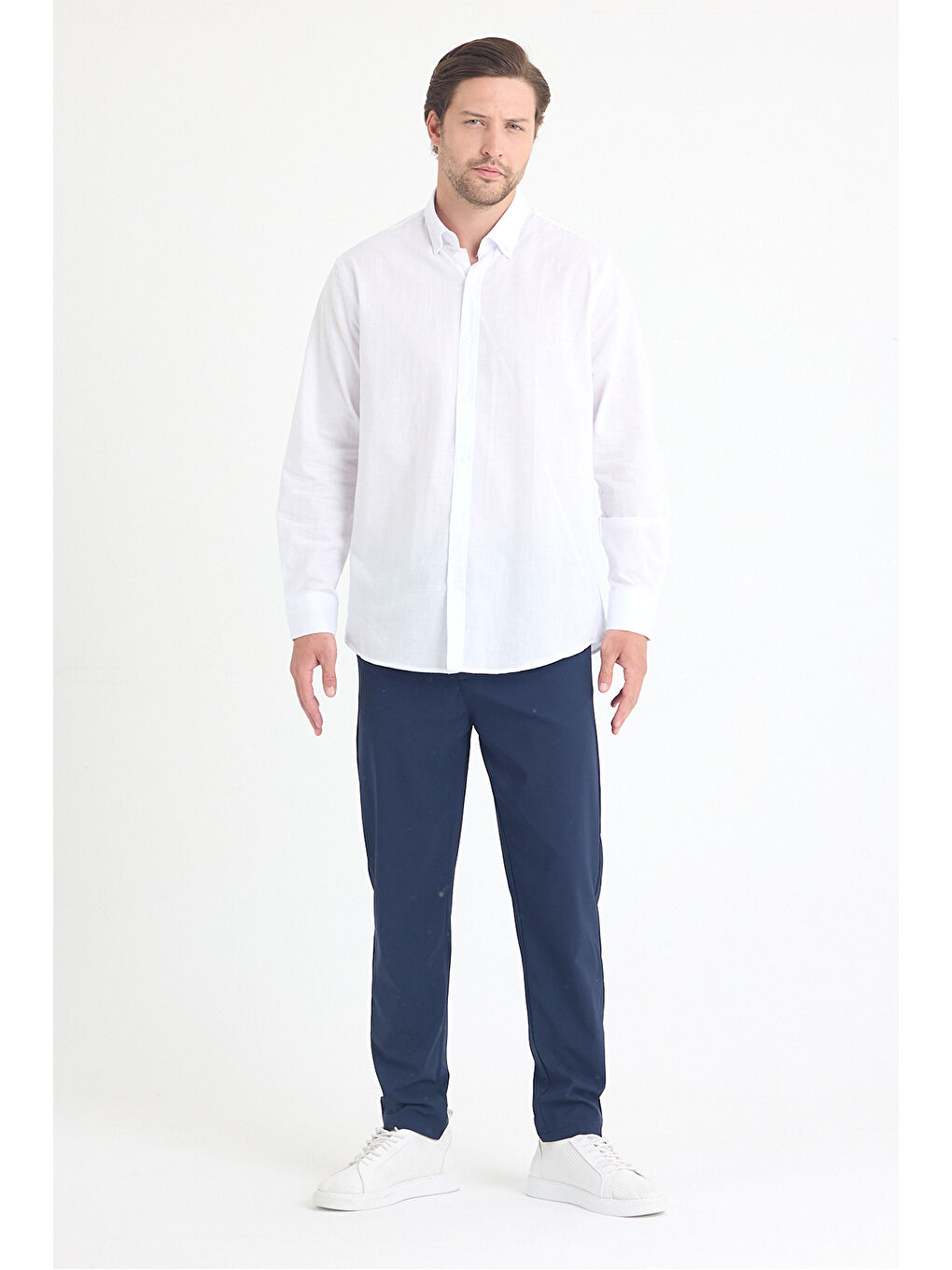 Erkek Beyaz Gömlek-3