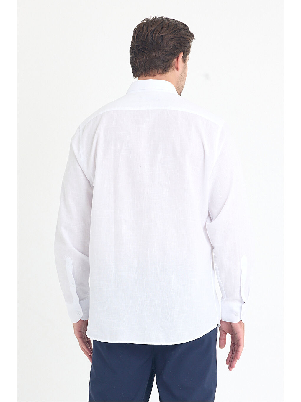 Erkek Beyaz Gömlek-4