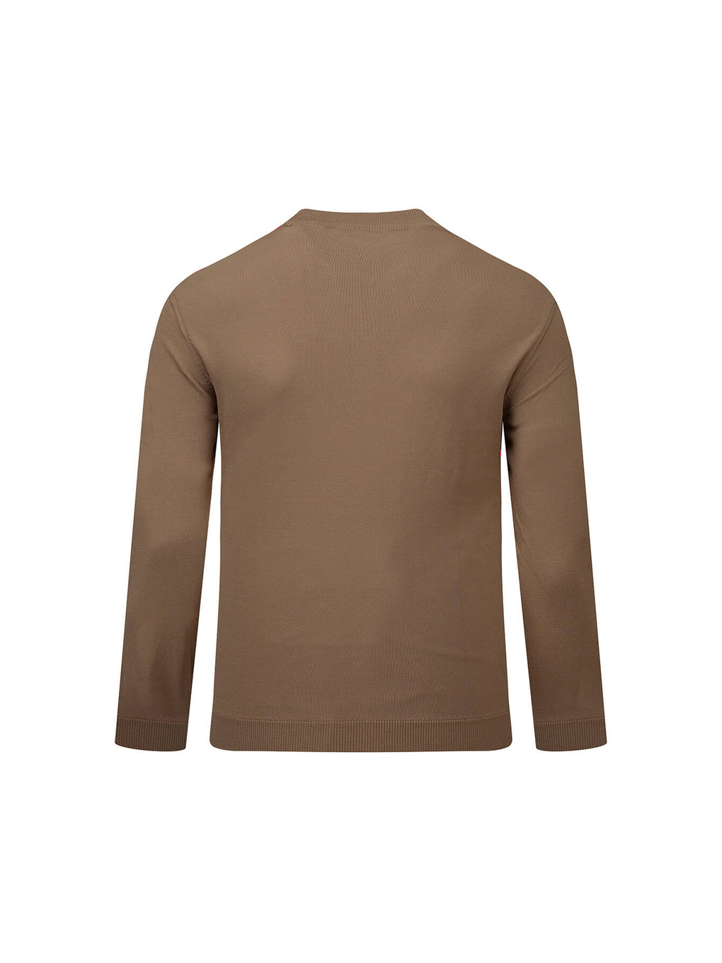 Kahverengi Regular Fit Yarım Balıkçı Yaka Rayon Kazak-2
