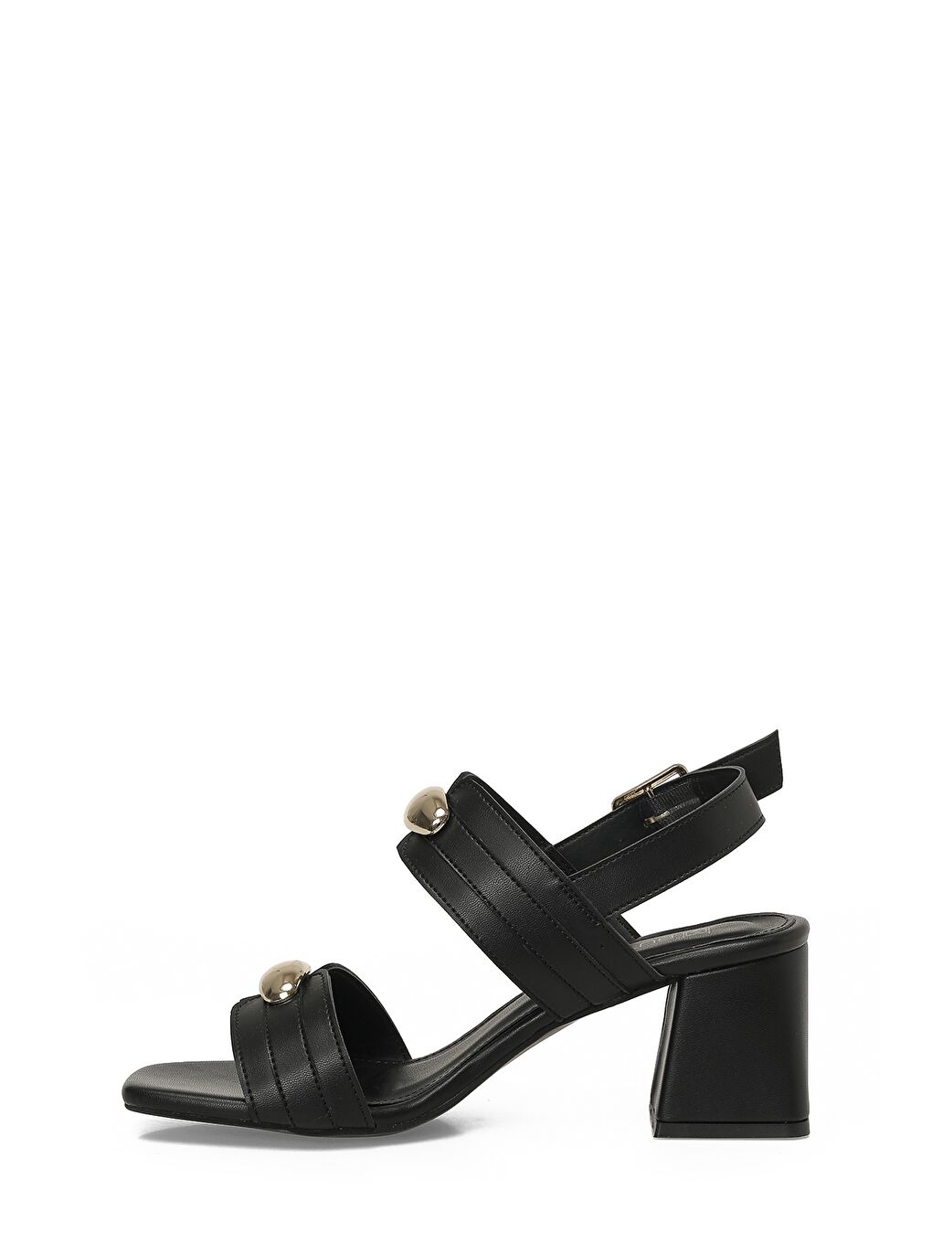 26S-330 6FX Siyah Kadın Topuklu Sandalet-2