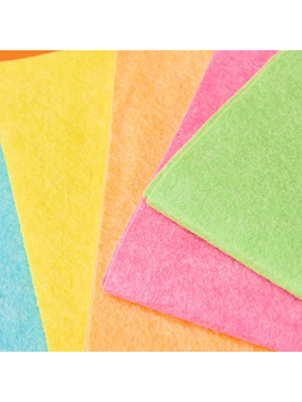 Renksiz 5'li Rengarenk Temizlik Bezi - Şeffaf-1