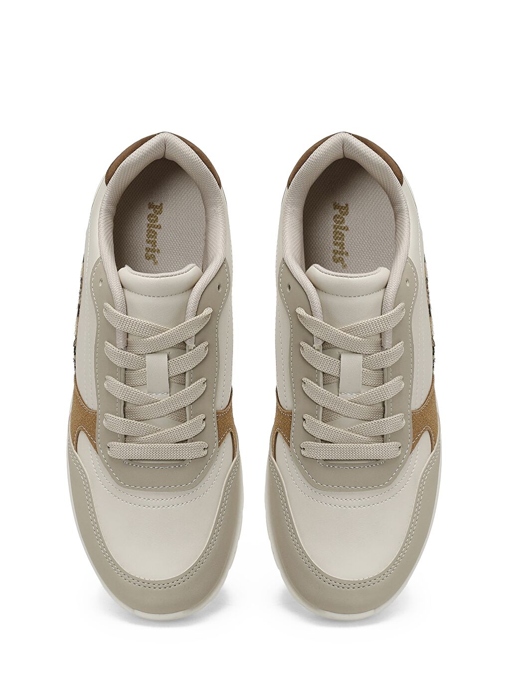 Bej 327532.Z 6FX Krem Kadın Spor Ayakkabı-3