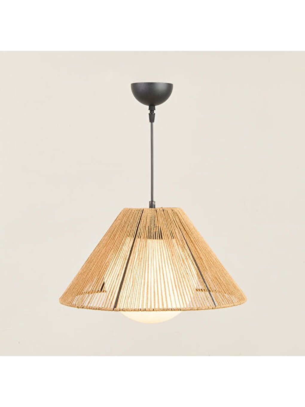 Sakura Opal Camlı Avize - Kahverengi / Beyaz