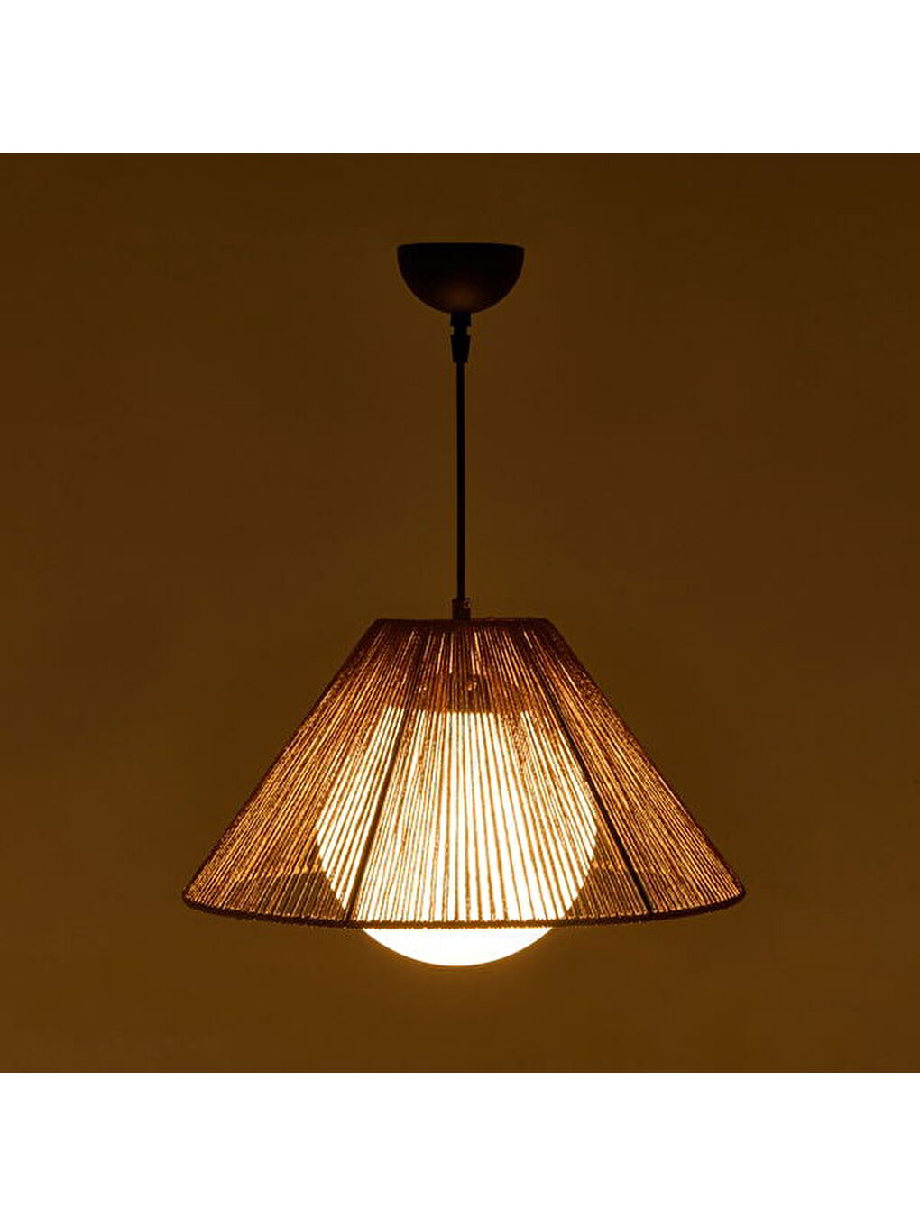 Sakura Opal Camlı Avize - Kahverengi / Beyaz-2