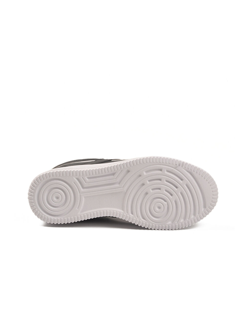 Siyah Beyaz Bağcıklı Hafif Cilt Unisex Spor Ayakkabı Marlow G-4