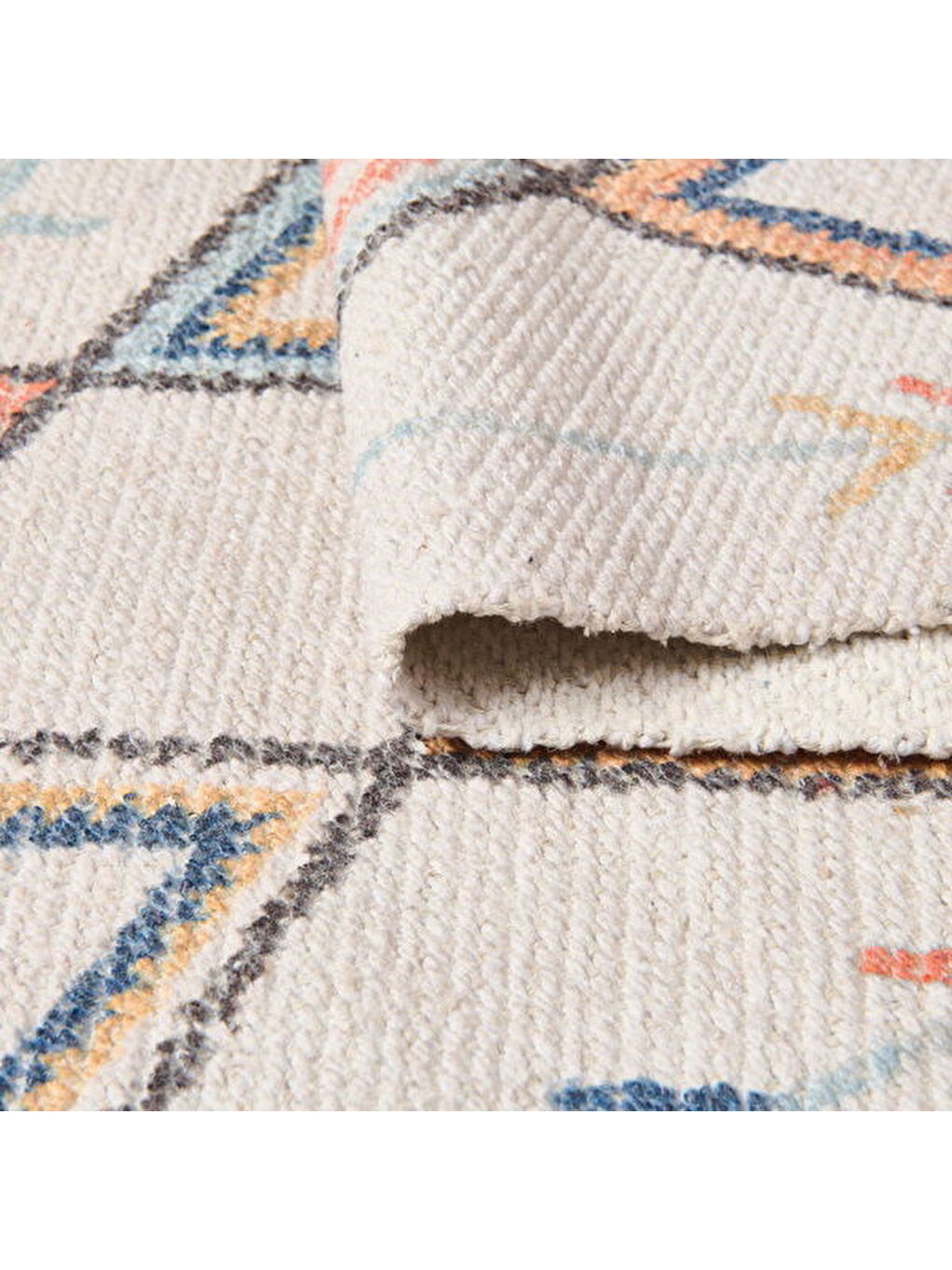 Soft Cora Kilim - Ekru - 80x150 cm-3