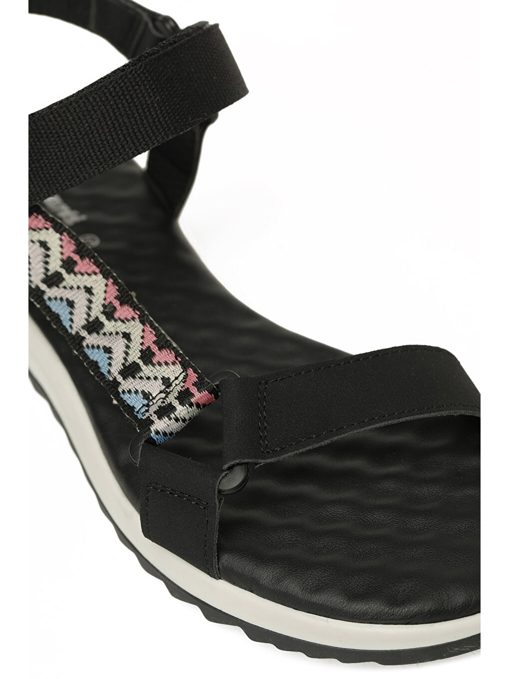 327562.Z 6FX Siyah Kadın Spor Sandalet-6