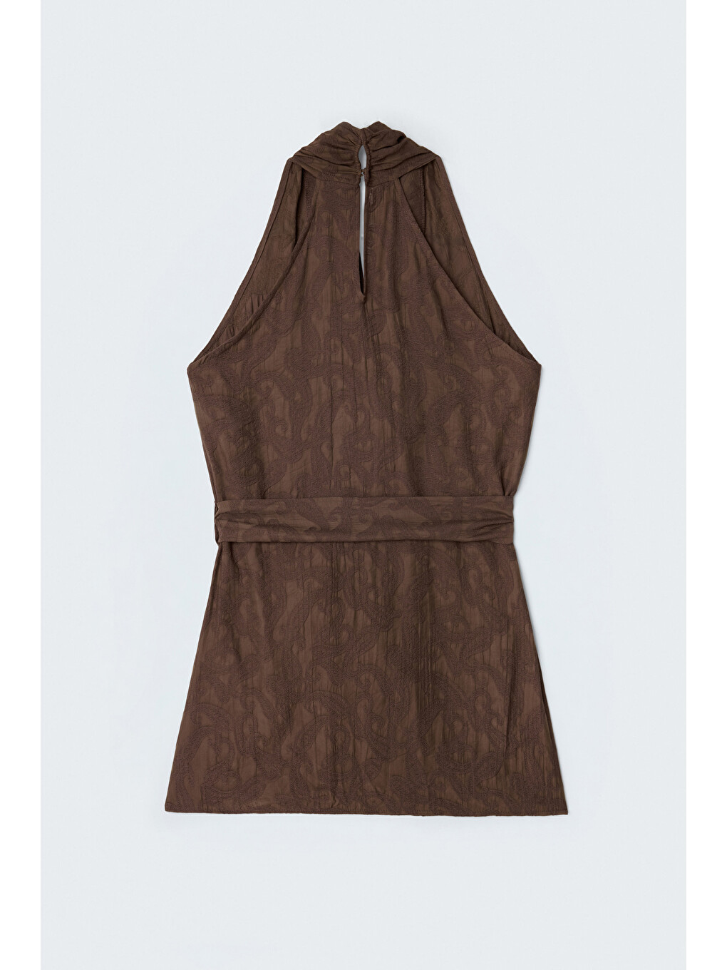 Kahverengi Lily Bluz - Kahve-5