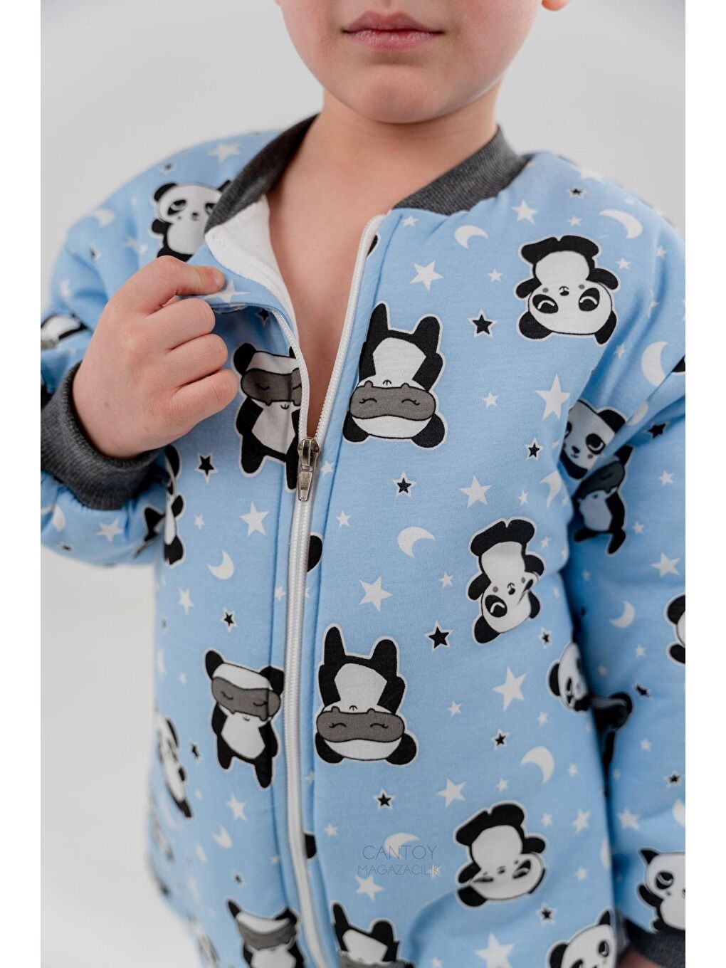 Mavi Erkek Bebek 2.5 Tog Desenli Uyku Tulumu 2 Yaş-2