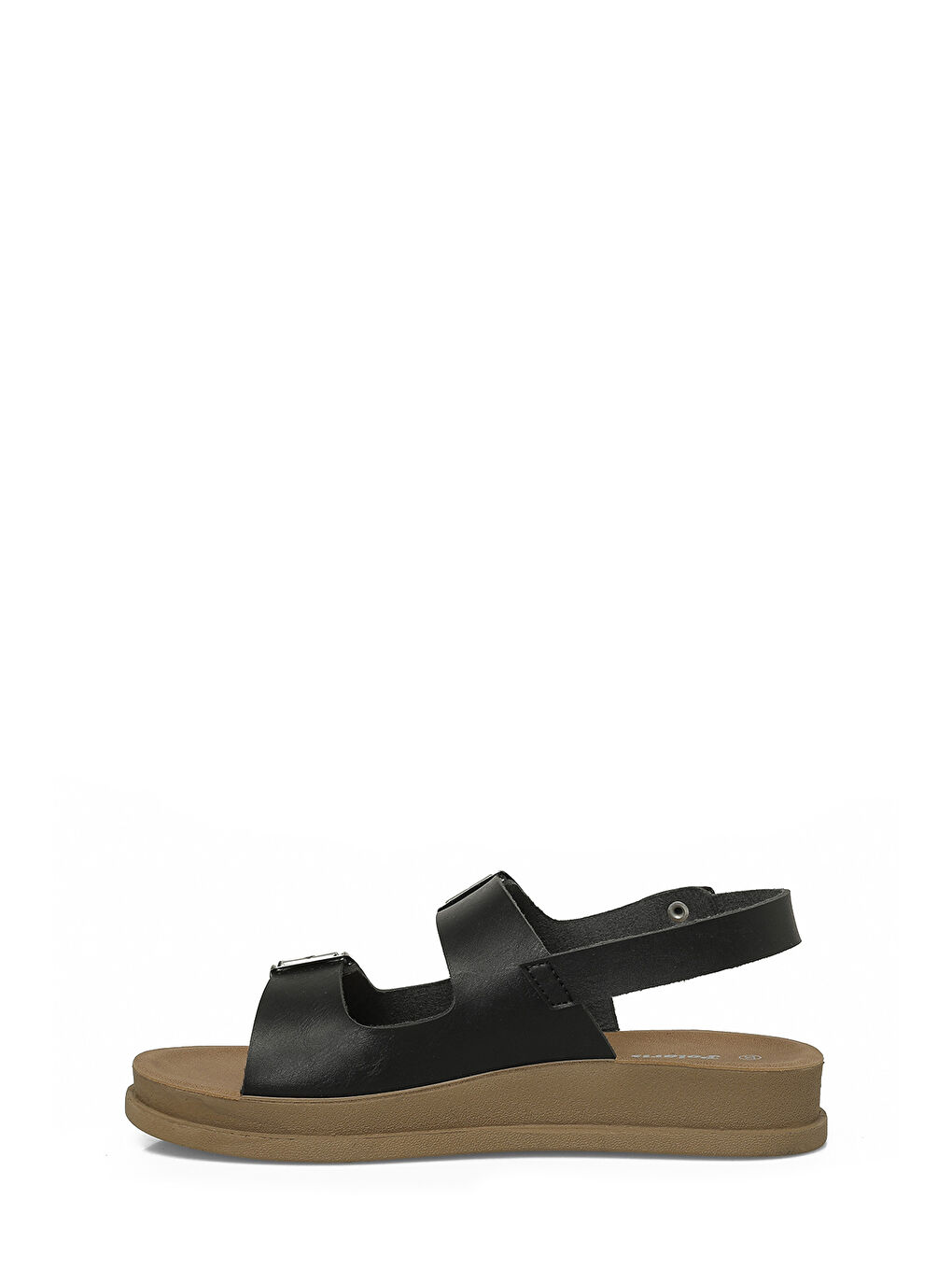 325625.Z6FX Siyah Kadın Düz Sandalet-2