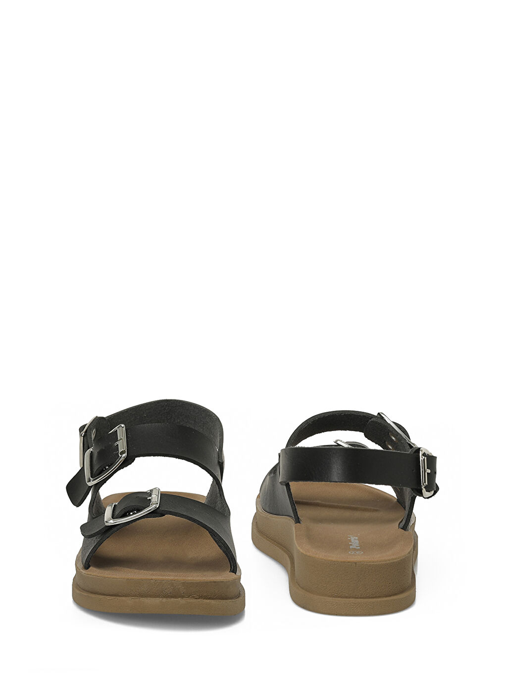 325625.Z6FX Siyah Kadın Düz Sandalet-4