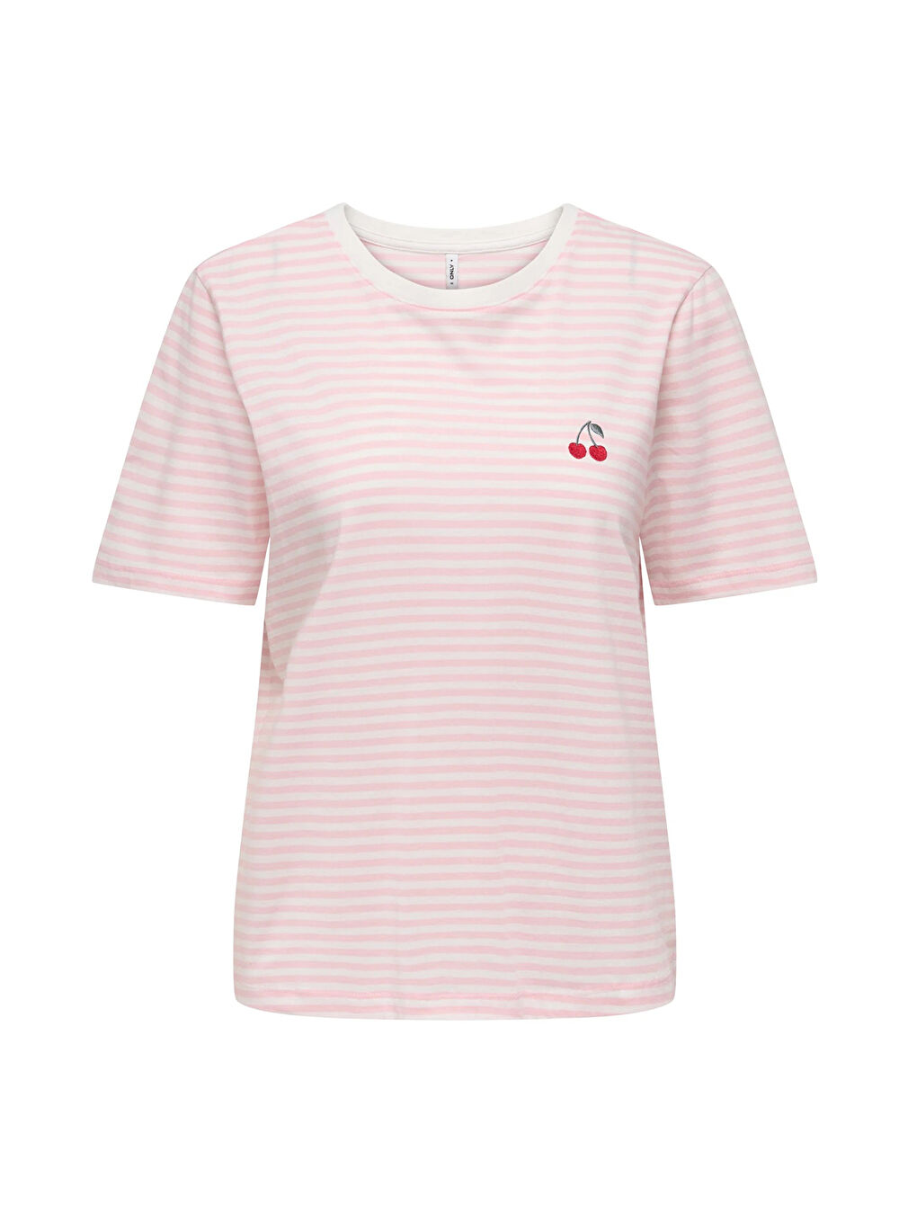 Ekru Onlhappy % 100 Pamuk Regular Fit Bisiklet Yaka T Shirt 15370117