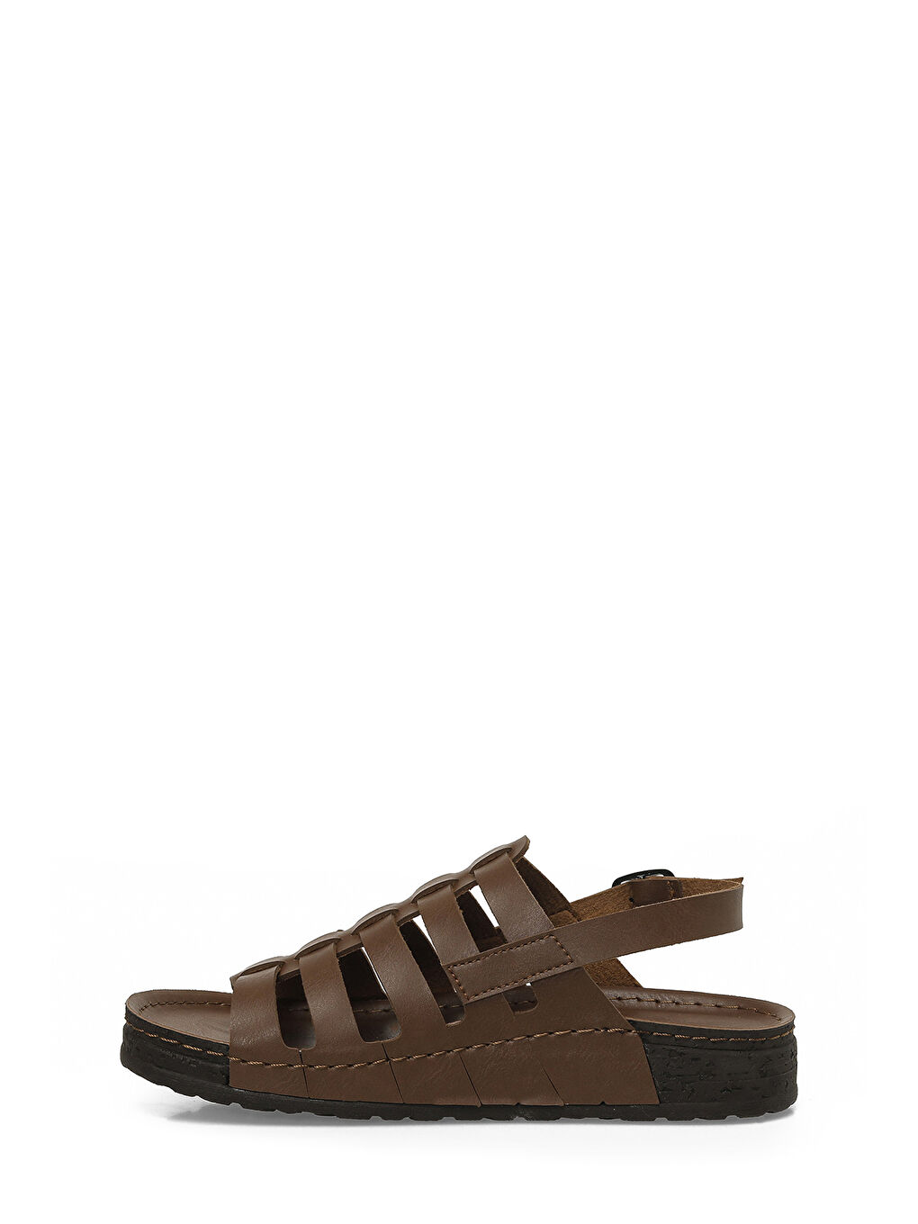 Kahverengi 167208.Z6FX Taba Kadın Düz Sandalet-2